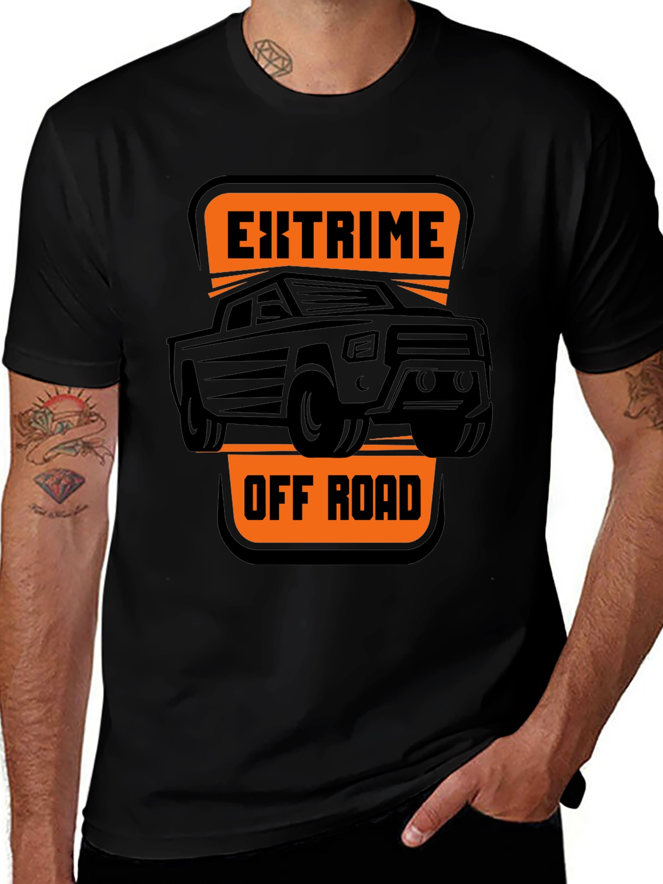 Variant 21 of Extreme Off Road Black Graphic Tee