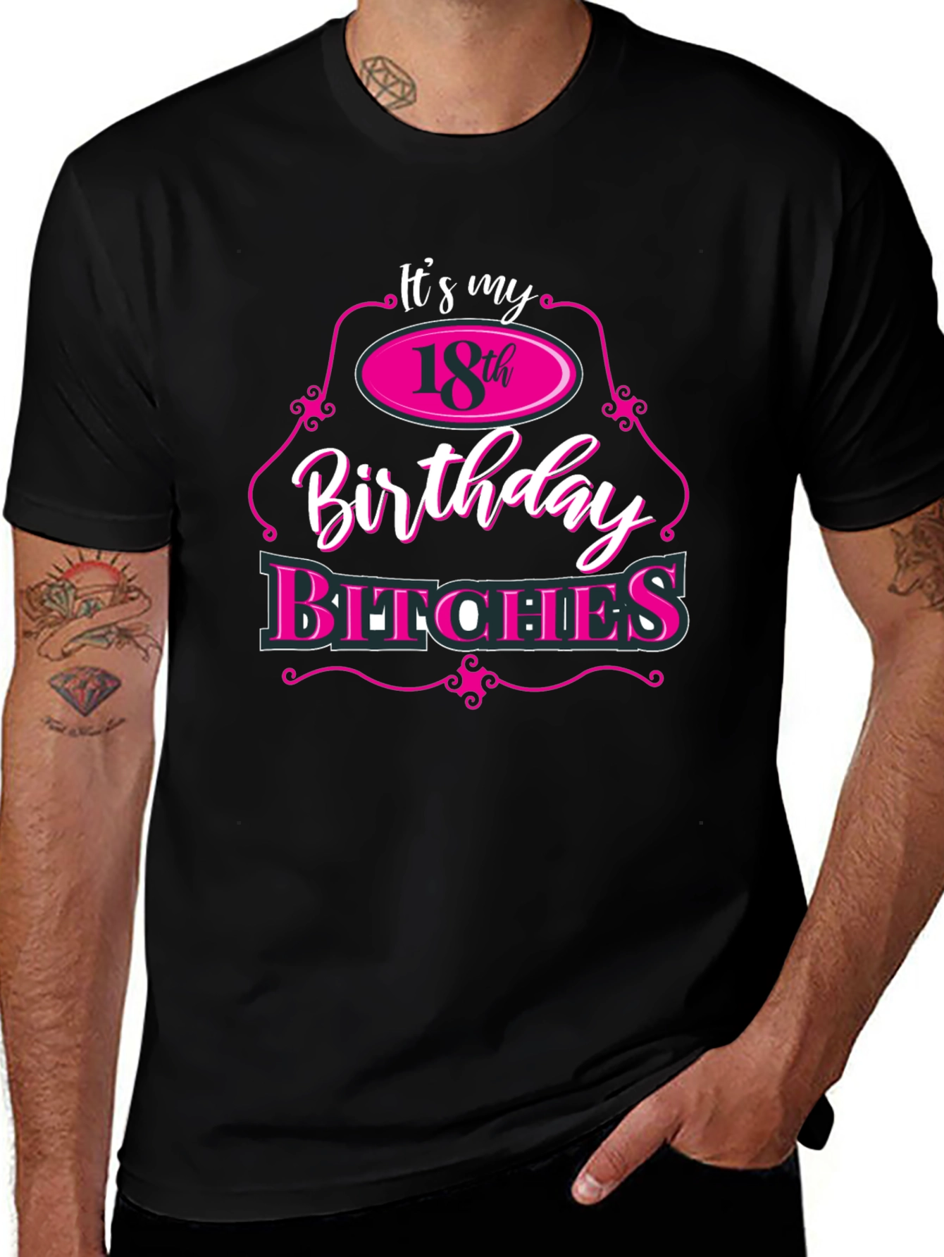 Variant 3 of It's My 18th Birthday Bitches T-Shirt