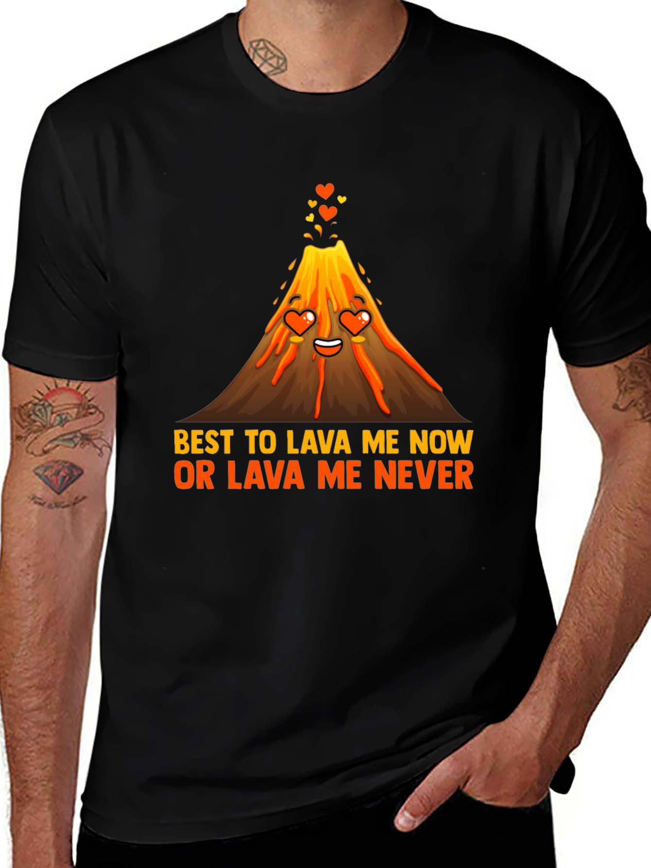 Lava Me Now T-Shirt - Funny Volcano Love Tee