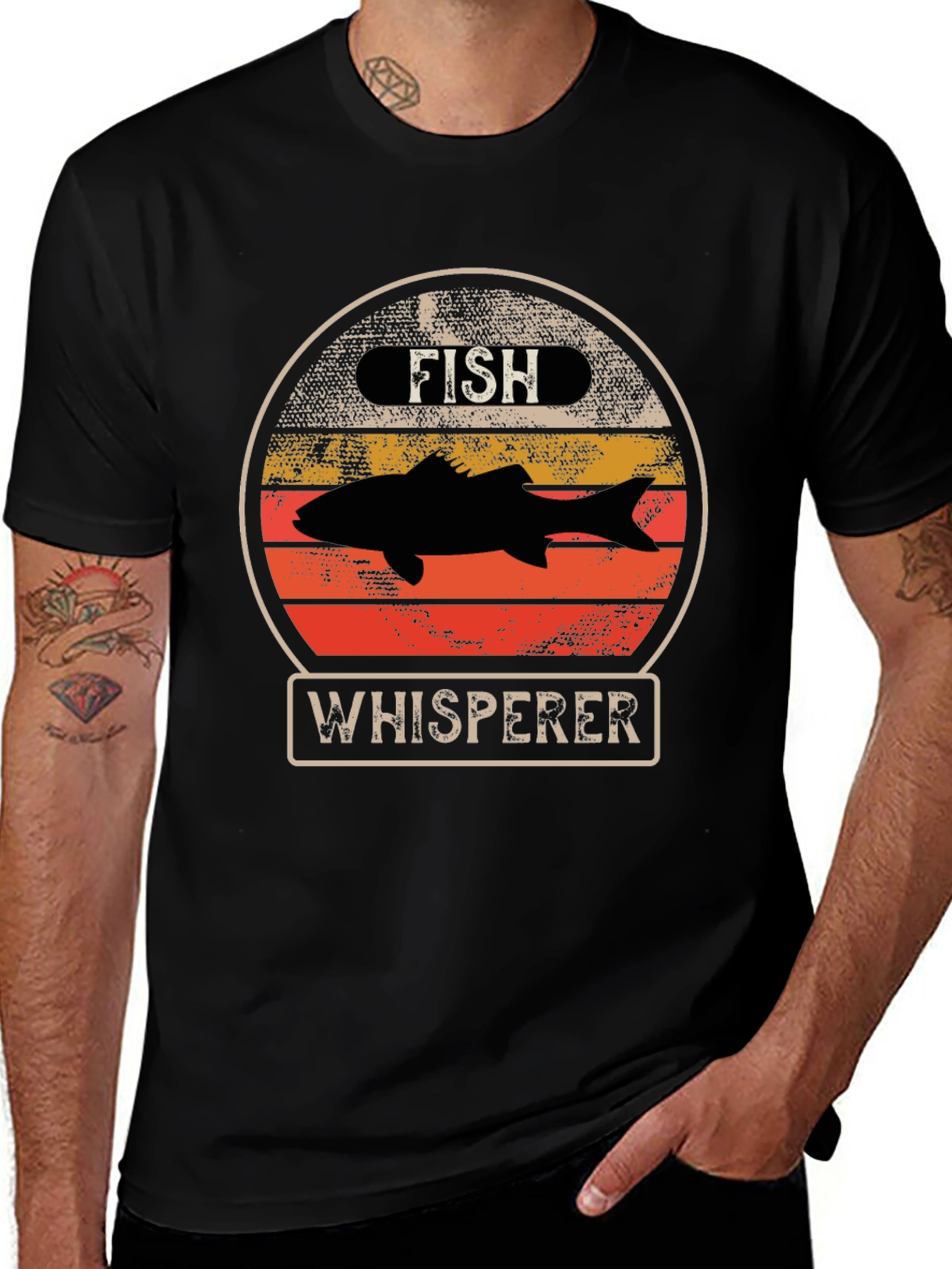 Fish Whisperer Graphic Tee - Fishing Lover Shirt