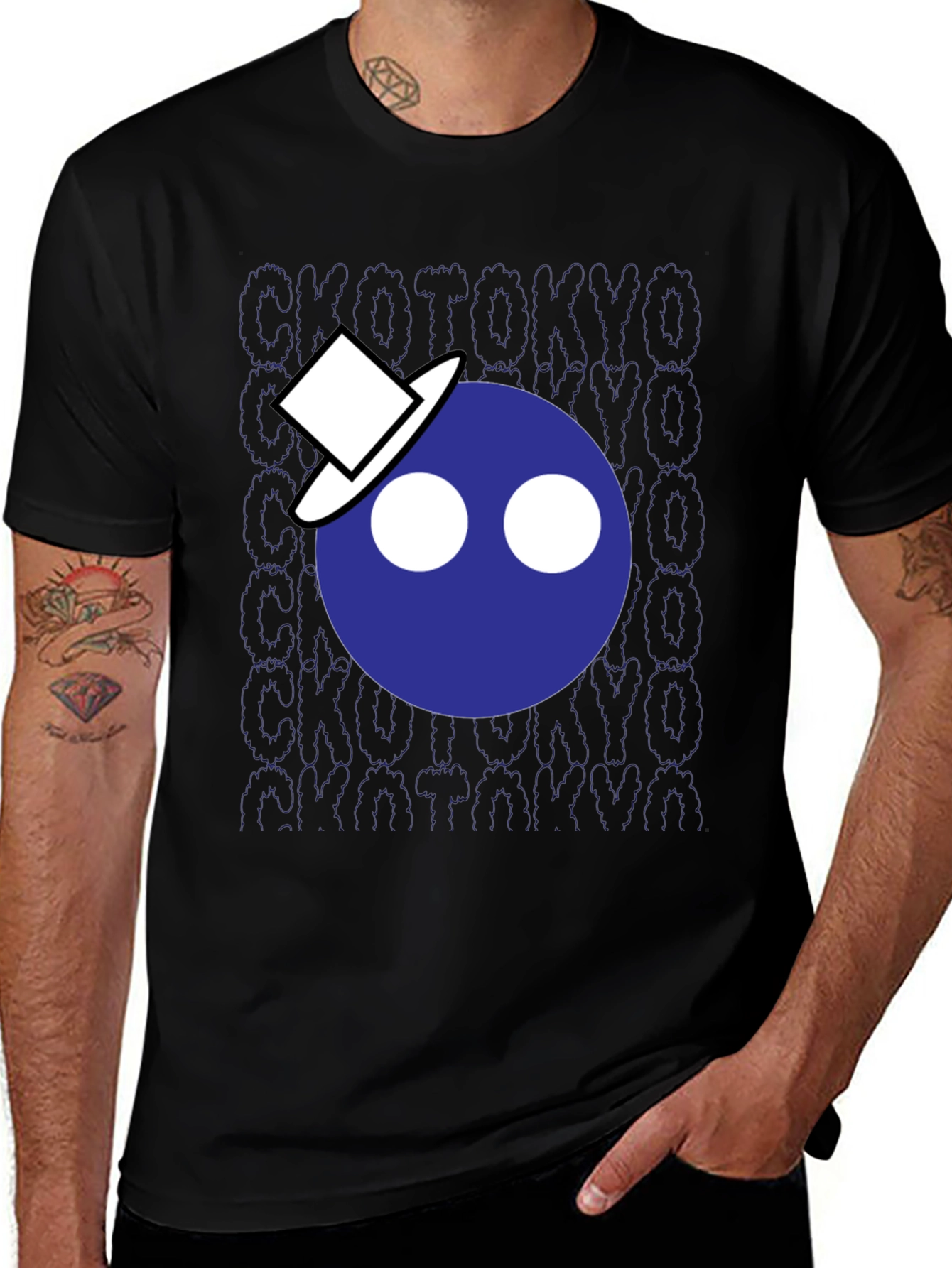 Variant 16 of Whimsical Top Hat T-Shirt