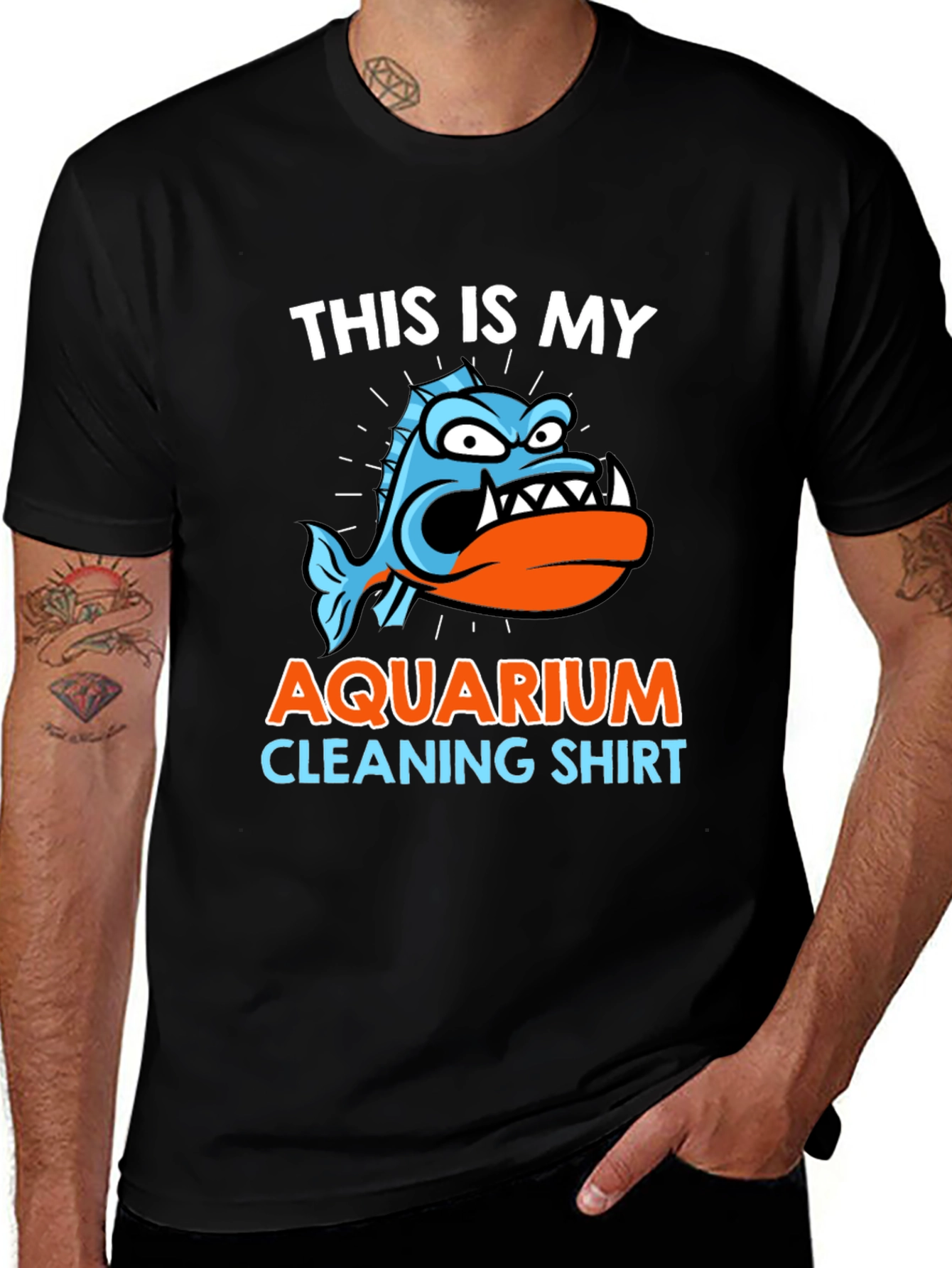 Aquarium Cleaning Shirt - Funny Fish Keeper Tee