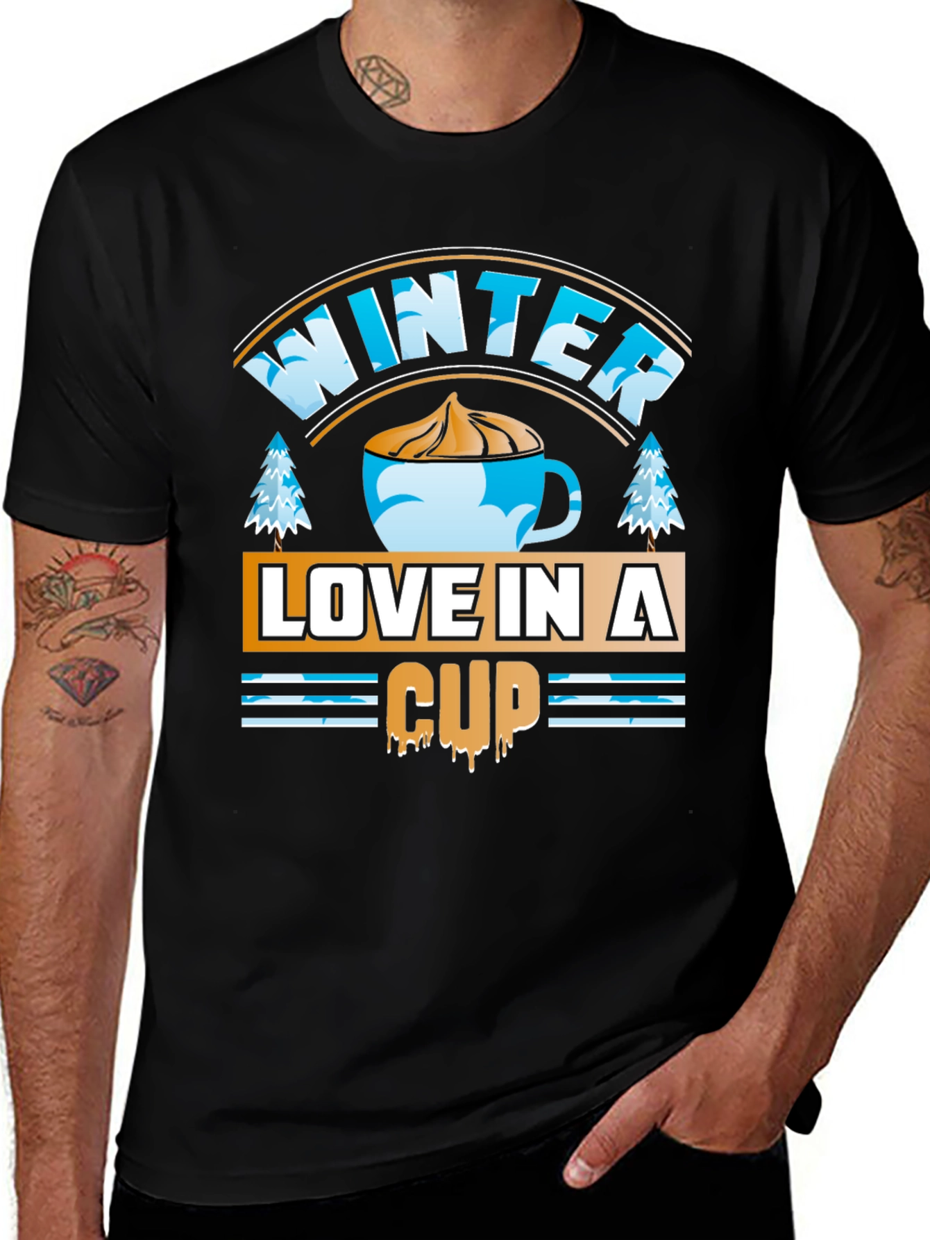 Variant 2 of Winter Love in a Cup Graphic T-Shirt