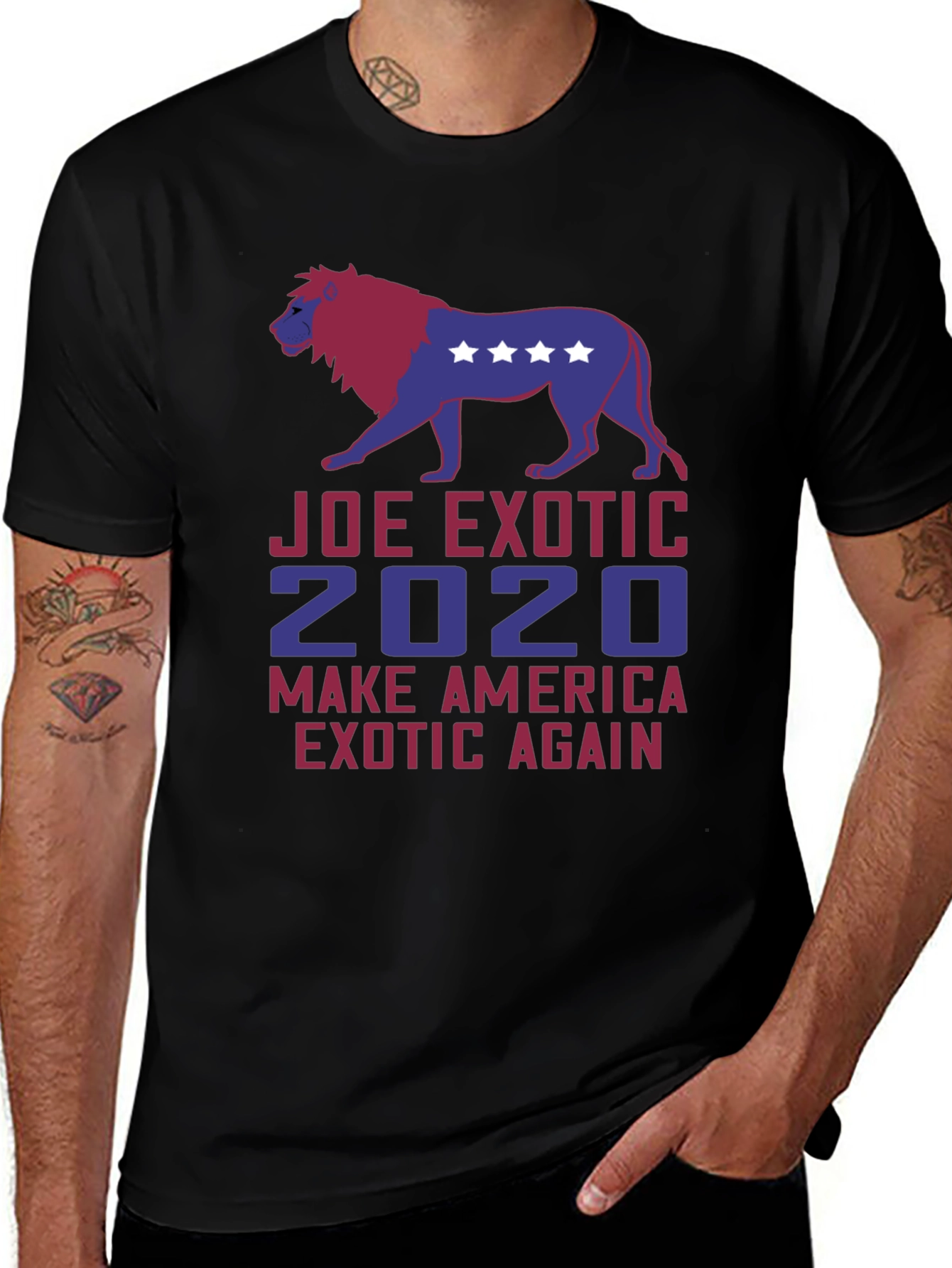 Joe Exotic 2020 Lion Graphic T-Shirt