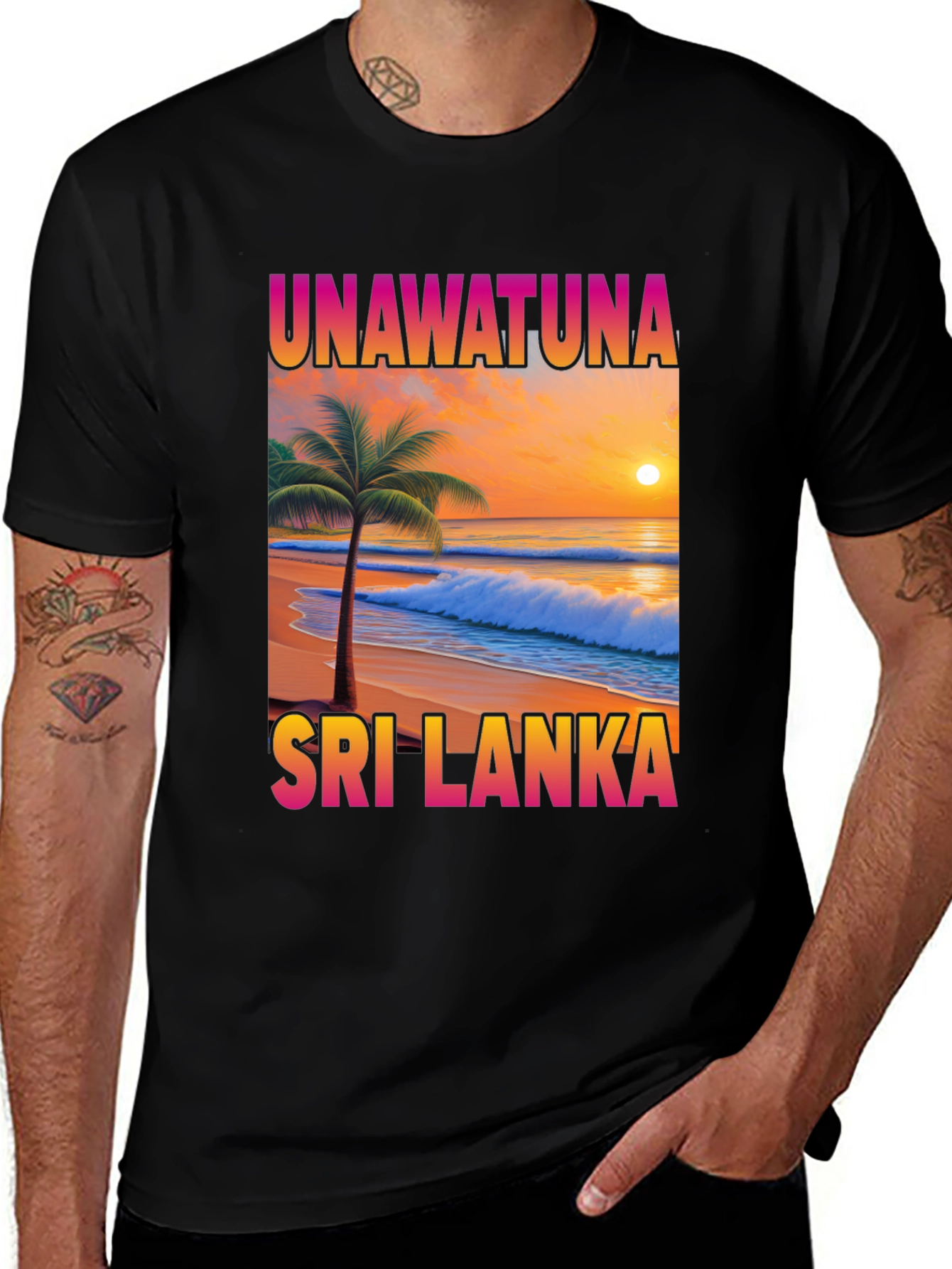 Unawatuna Sri Lanka Graphic T-Shirt