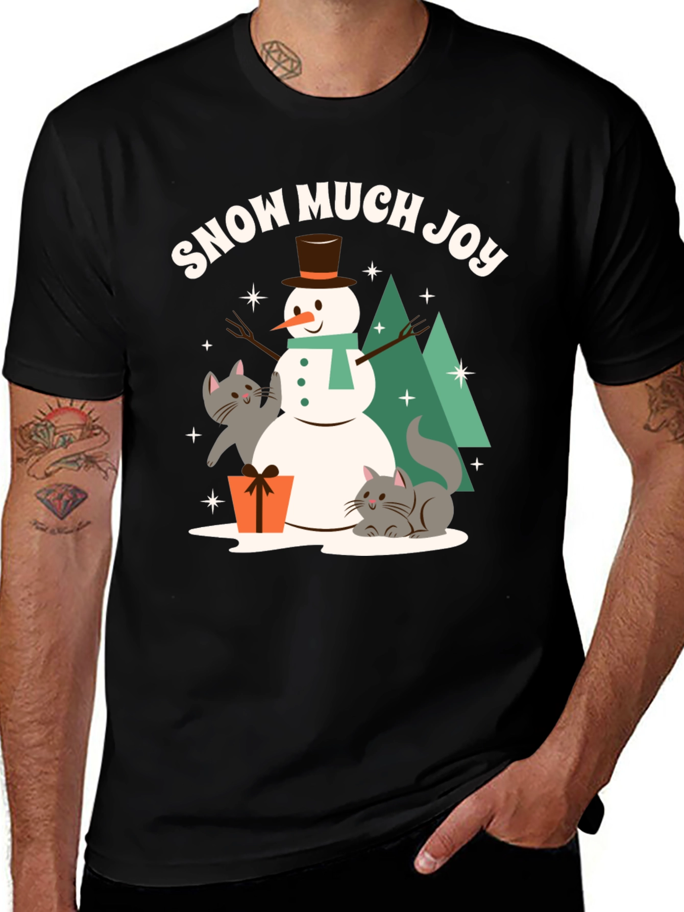 Variant 4 of Snow Much Joy Holiday T-Shirt
