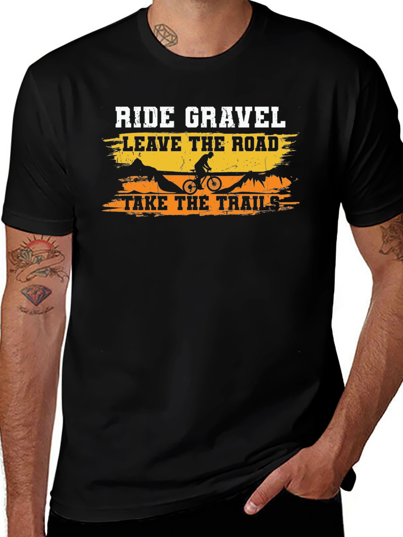 Ride Gravel T-Shirt - Mountain Biking Adventure Tee