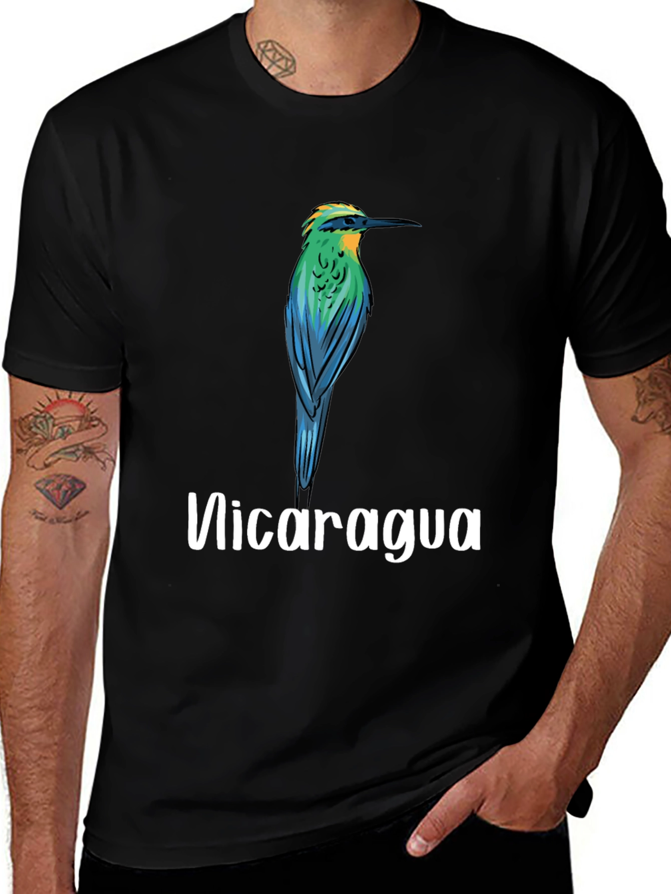 Variant 29 of Nicaragua Bird Graphic T-Shirt