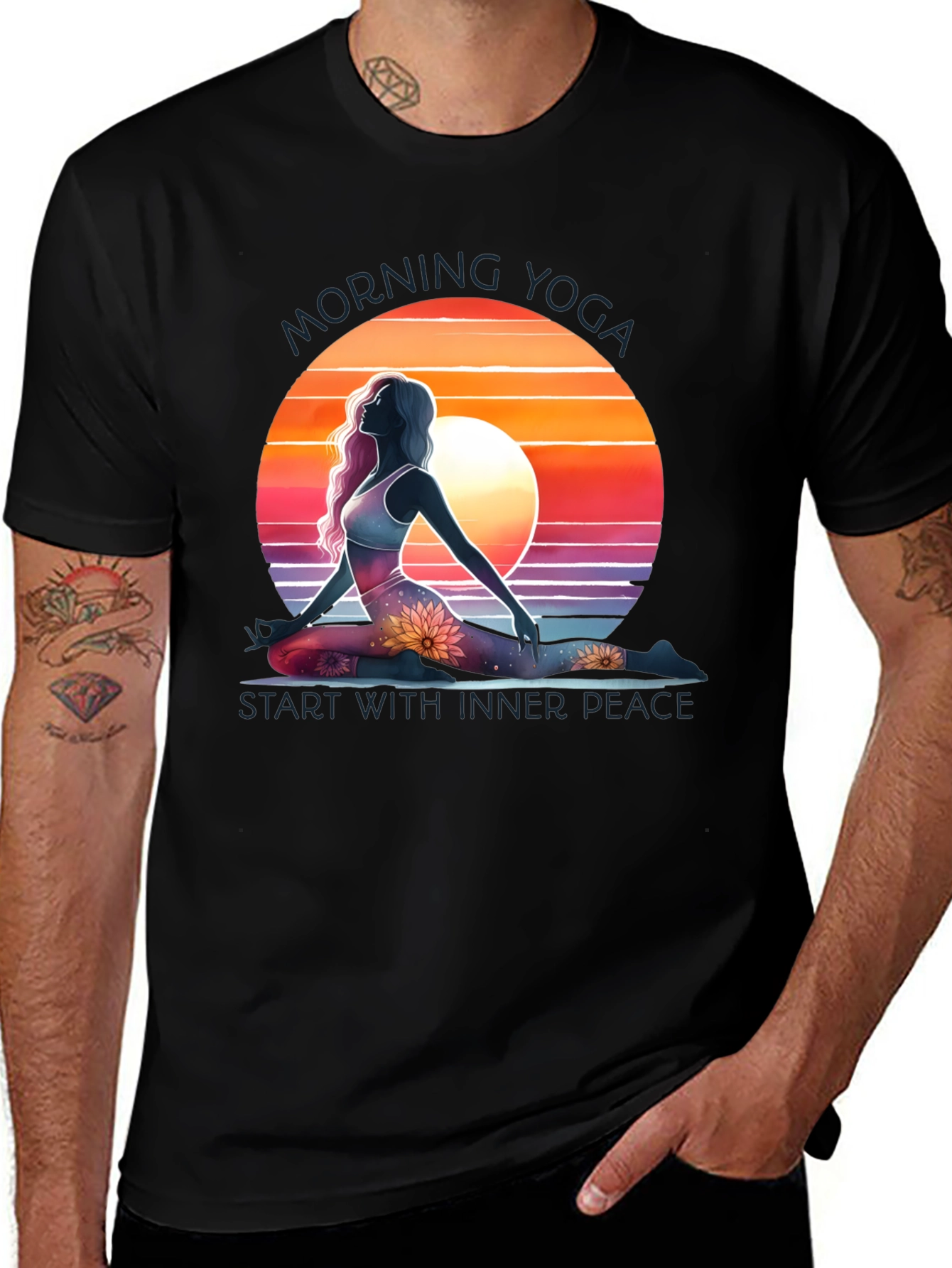 Variant 11 of Morning Yoga Graphic Tee