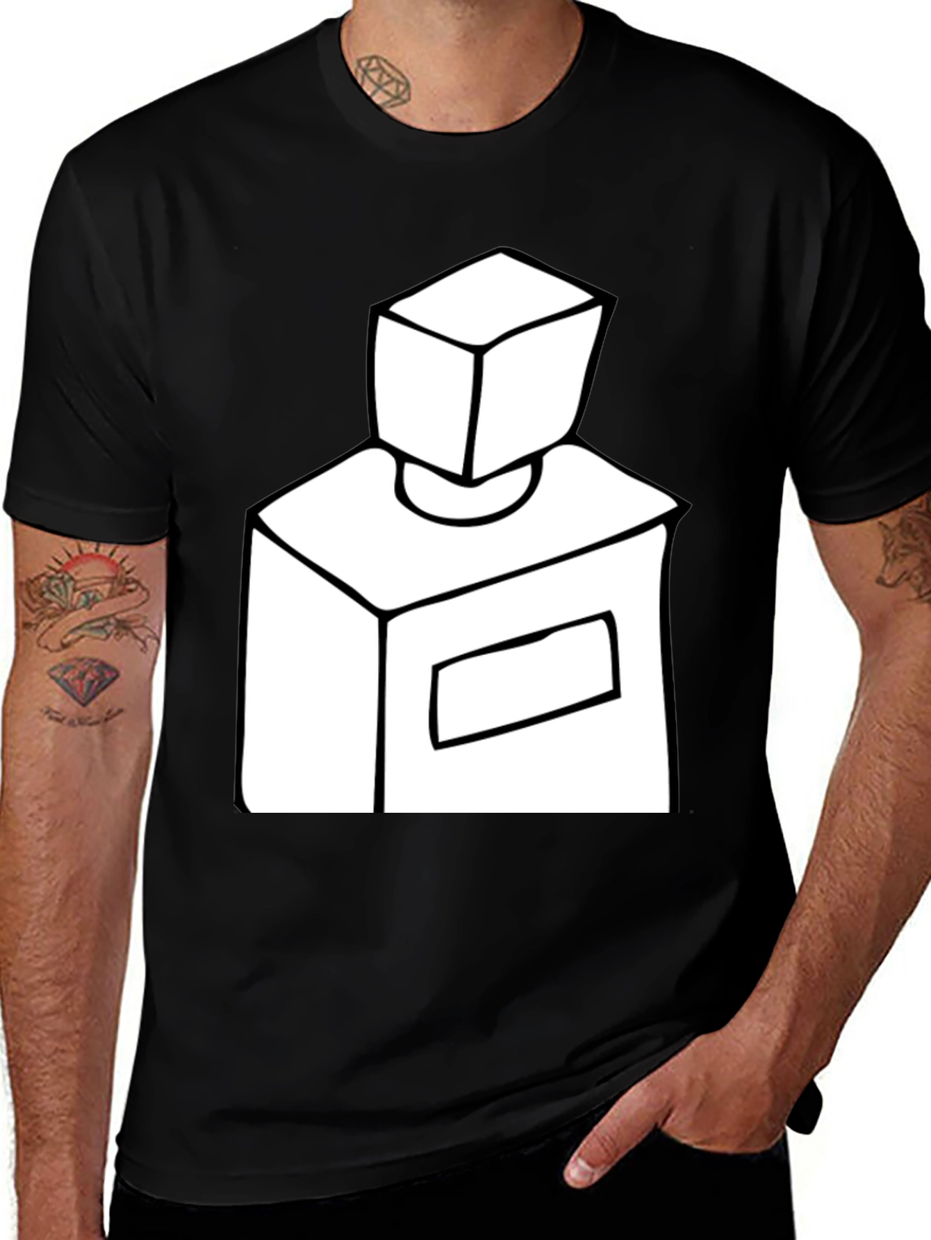 Variant 13 of Abstract Perfume Bottle Graphic Tee