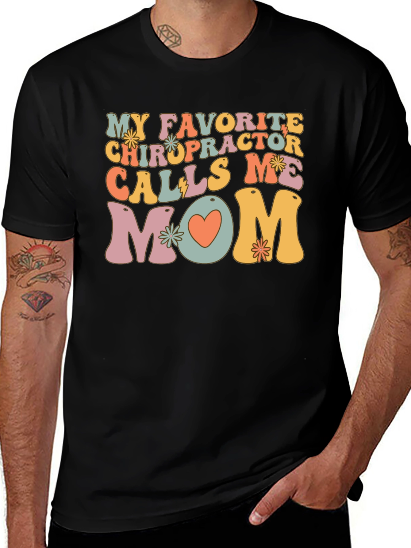 Chiropractor's Mom T-Shirt: Retro Style