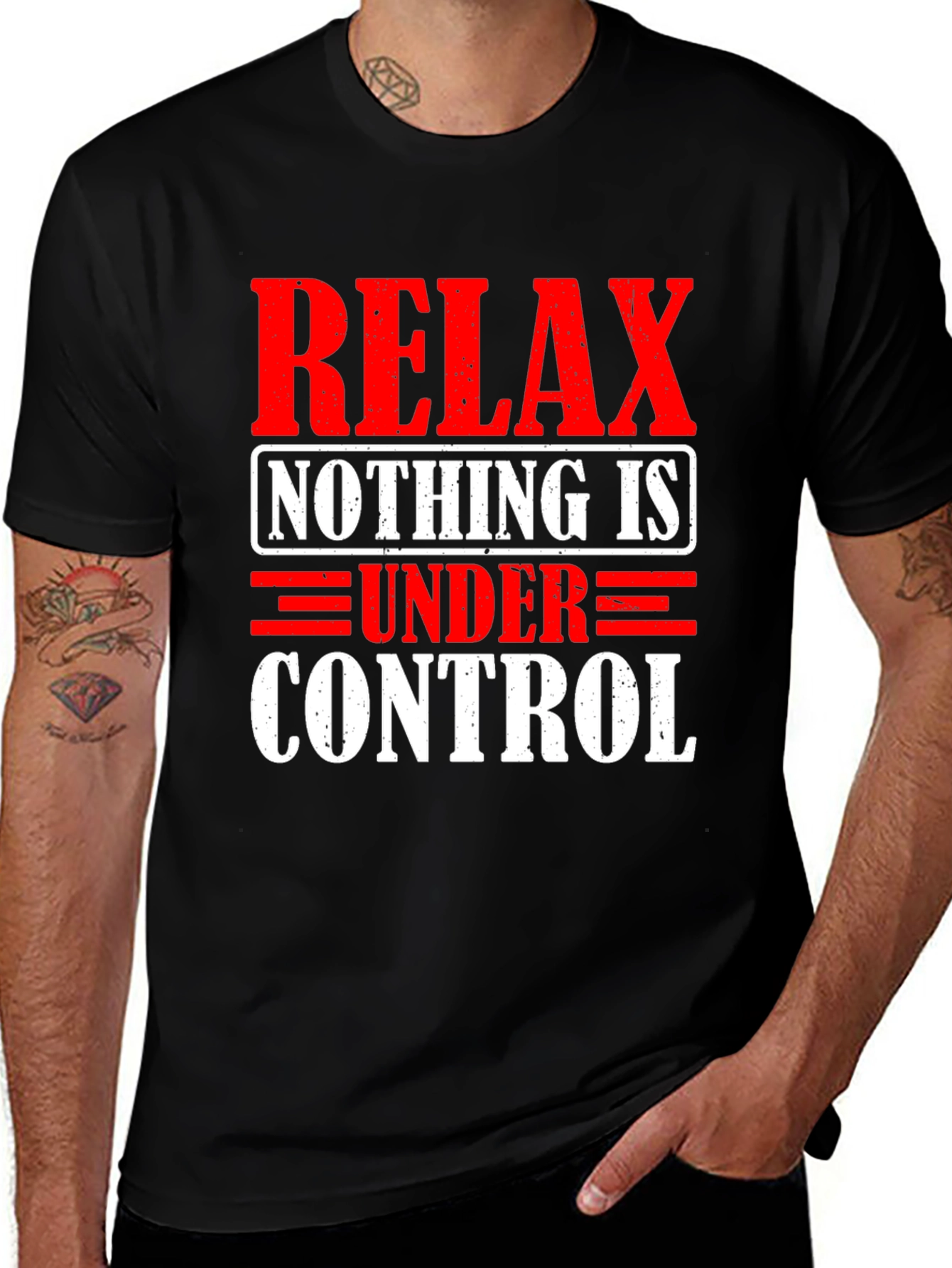 Variant 6 of Relax Nothing is Under Control Graphic T-Shirt