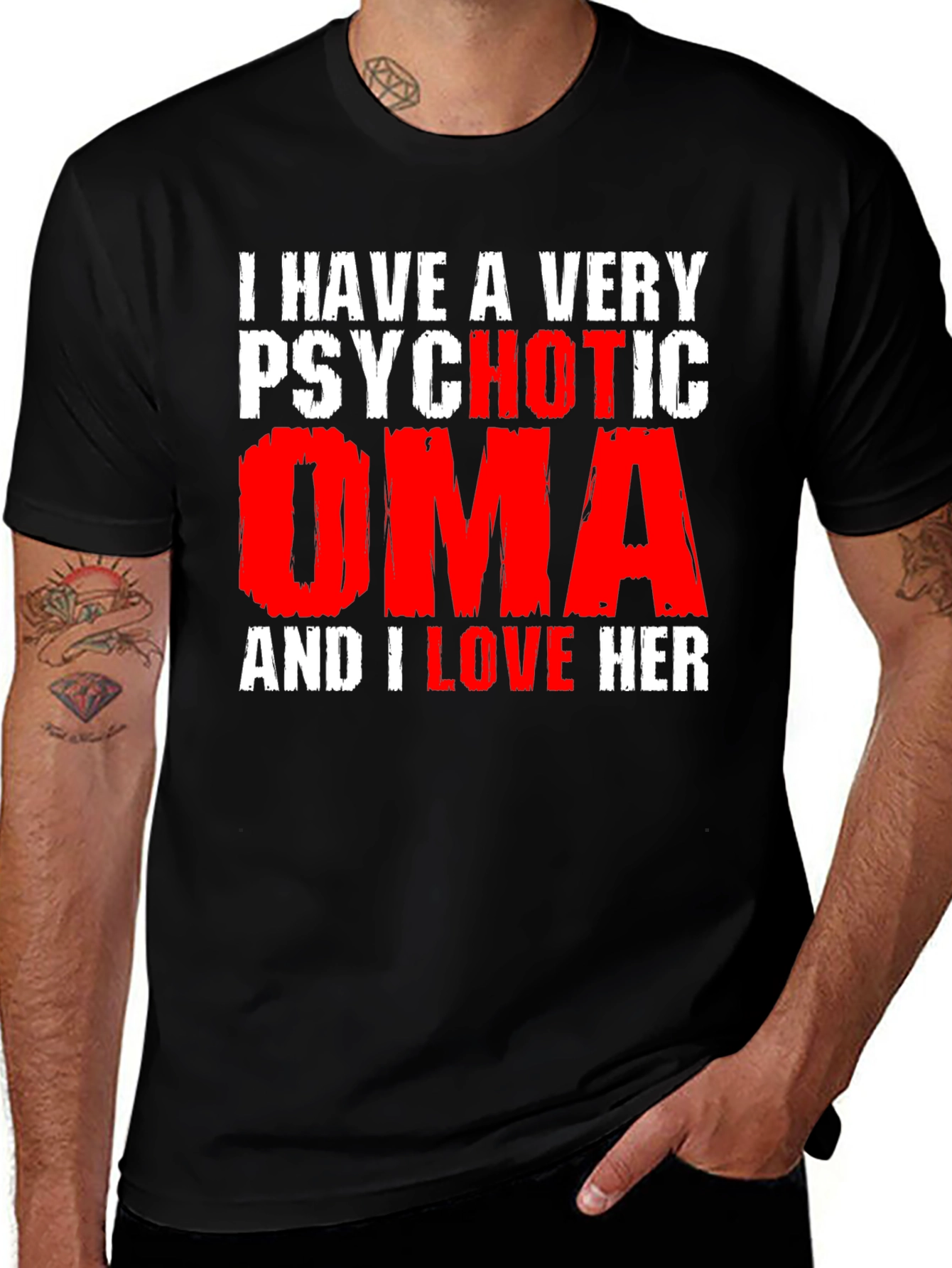 Variant 6 of Psychotic Oma Novelty Graphic T-Shirt