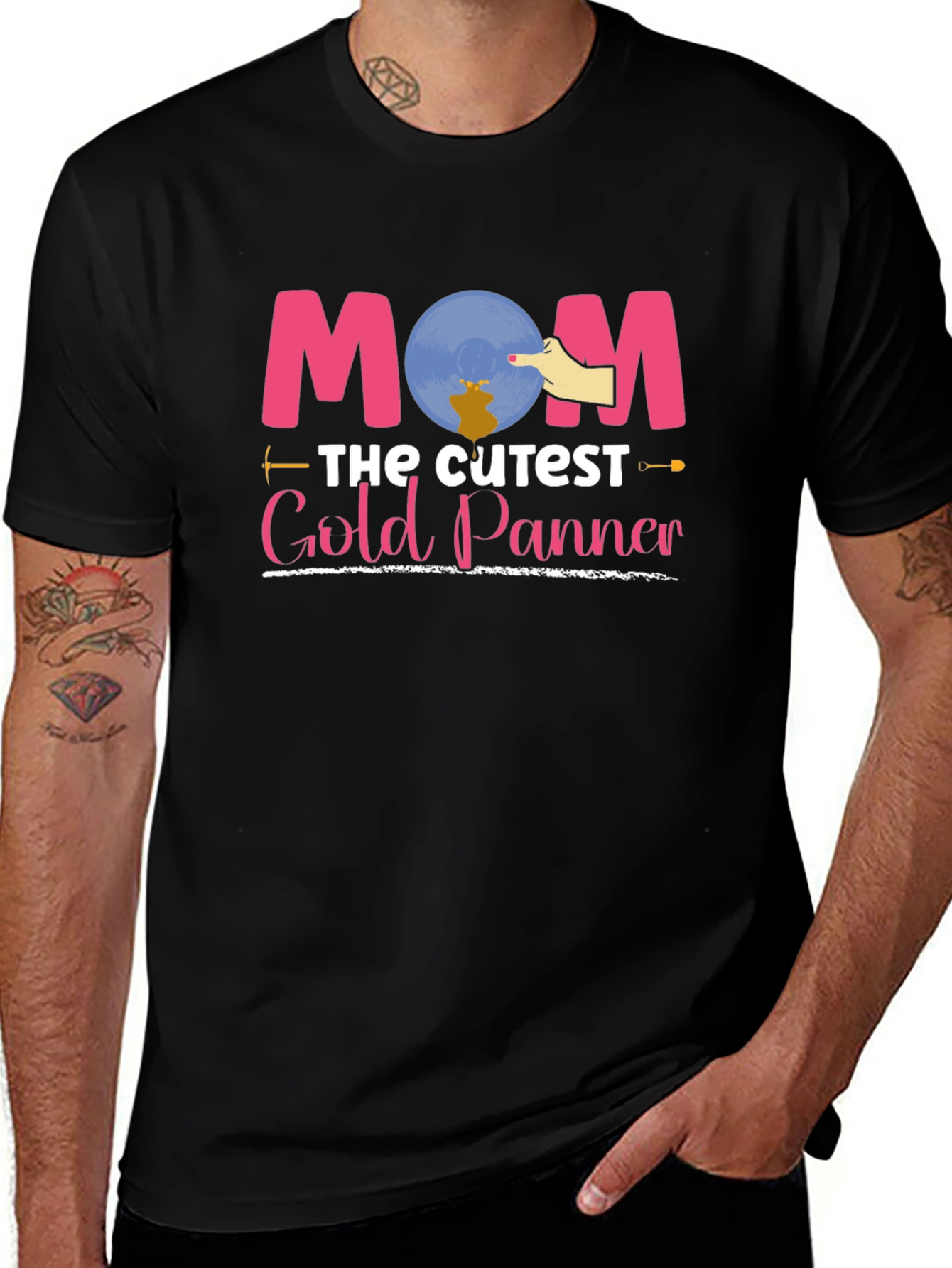 Variant 26 of Mom The Cutest Gold Panner Funny T-Shirt
