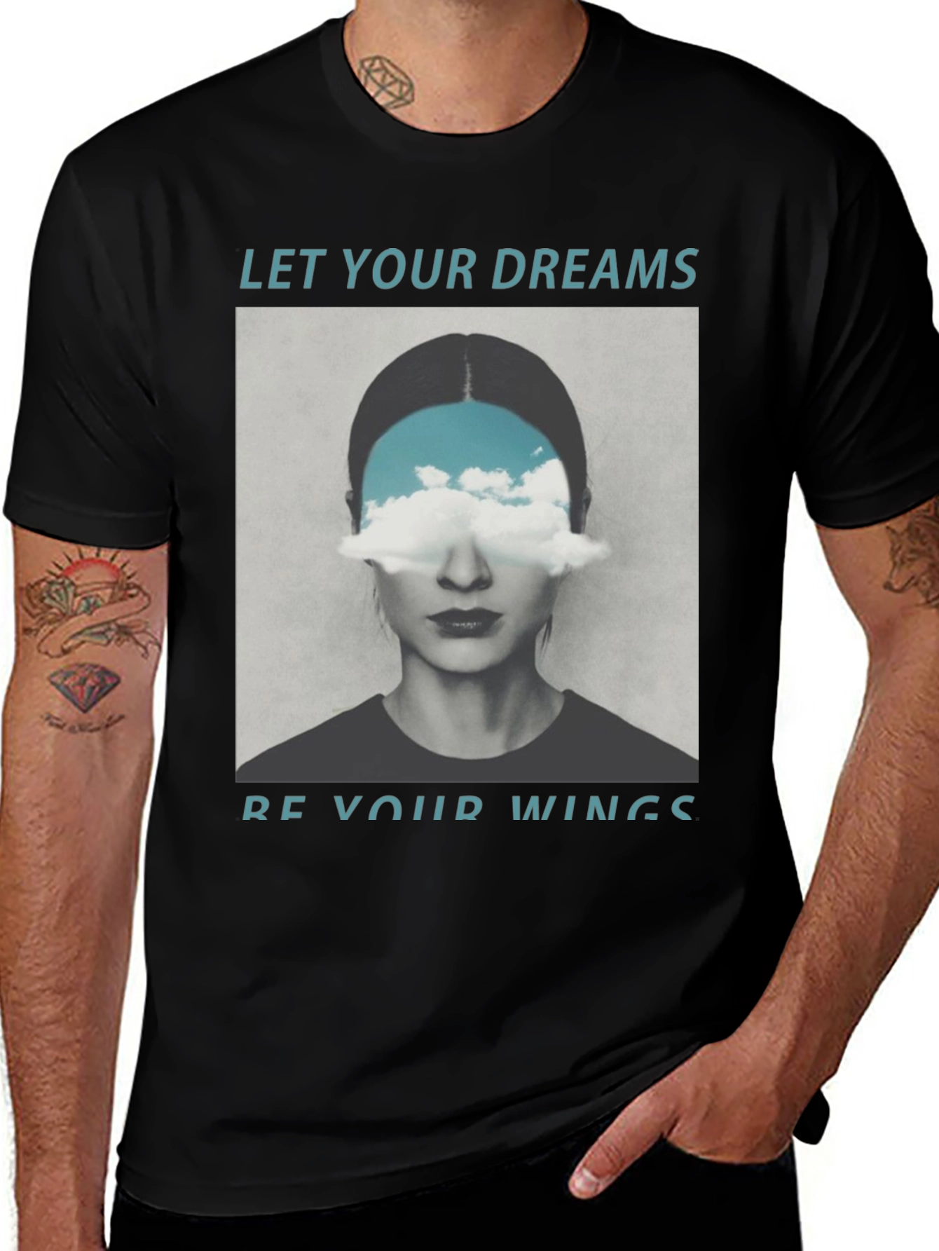 Variant 22 of Dream Wings Graphic Tee - Stylish Comfort