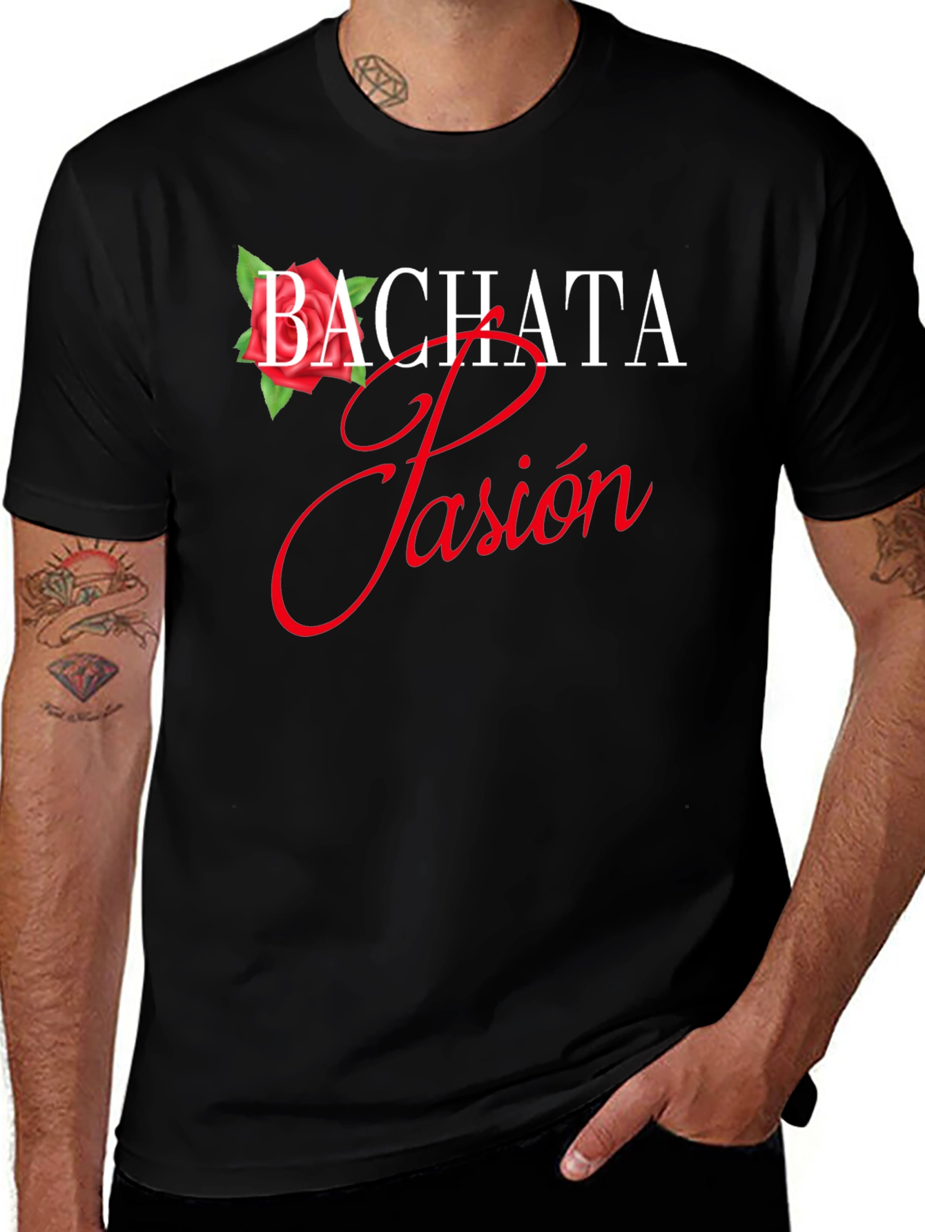 Bachata Pasión Graphic Tee - Dance Lover's T-Shirt