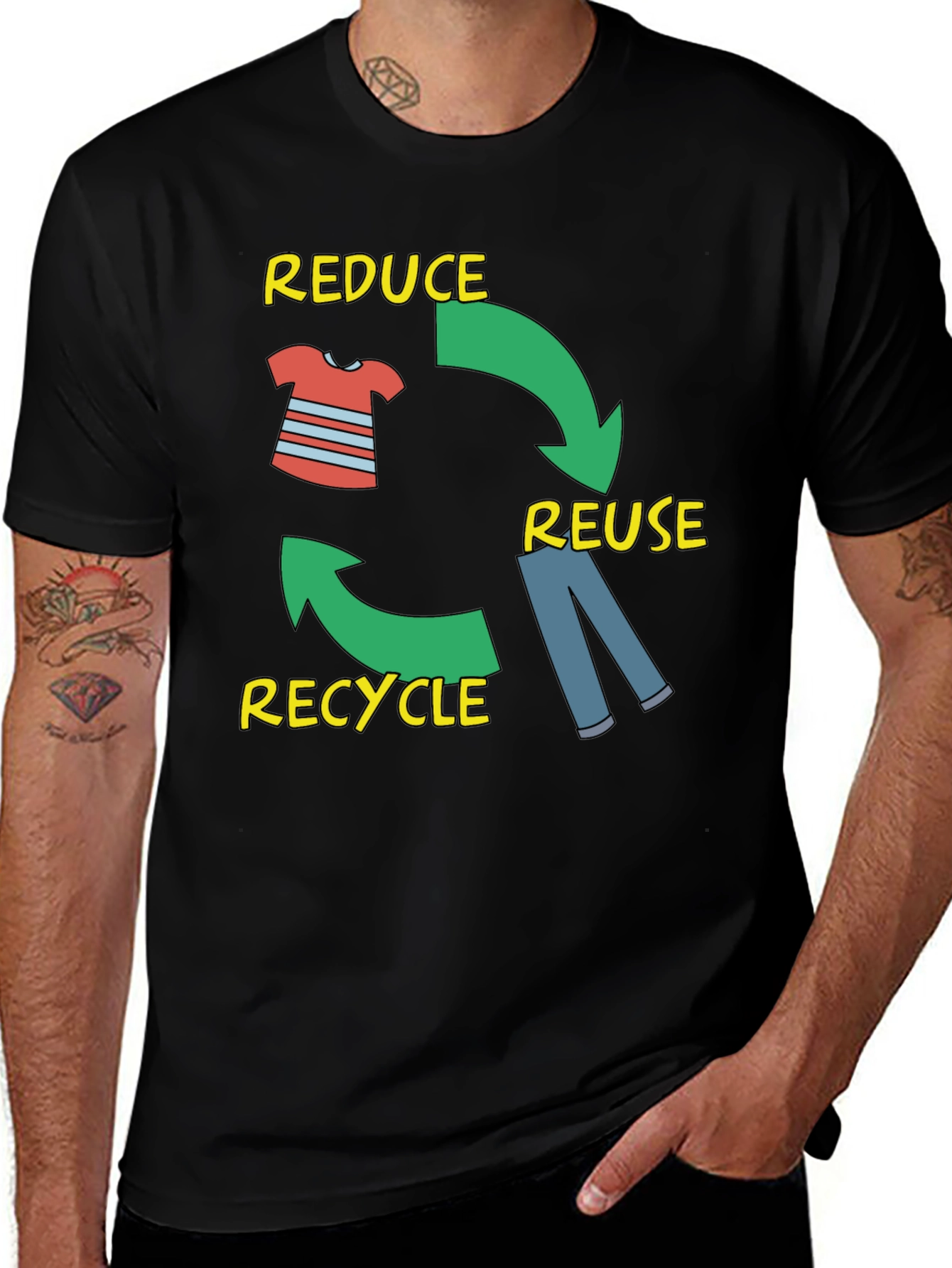 Variant 27 of Reduce Reuse Recycle T-Shirt