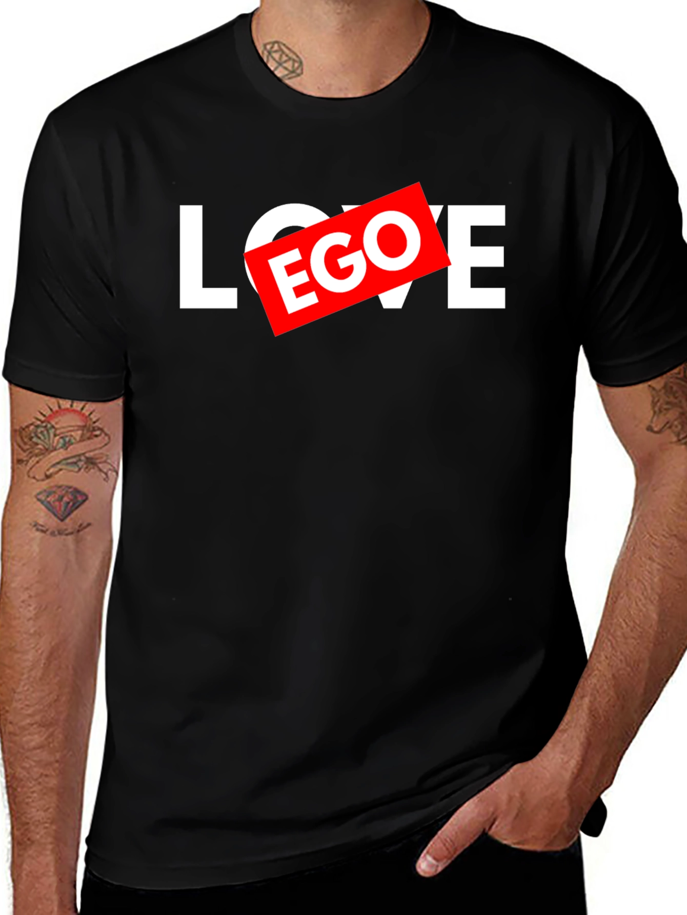 Variant 26 of Love Over Ego Graphic T-Shirt