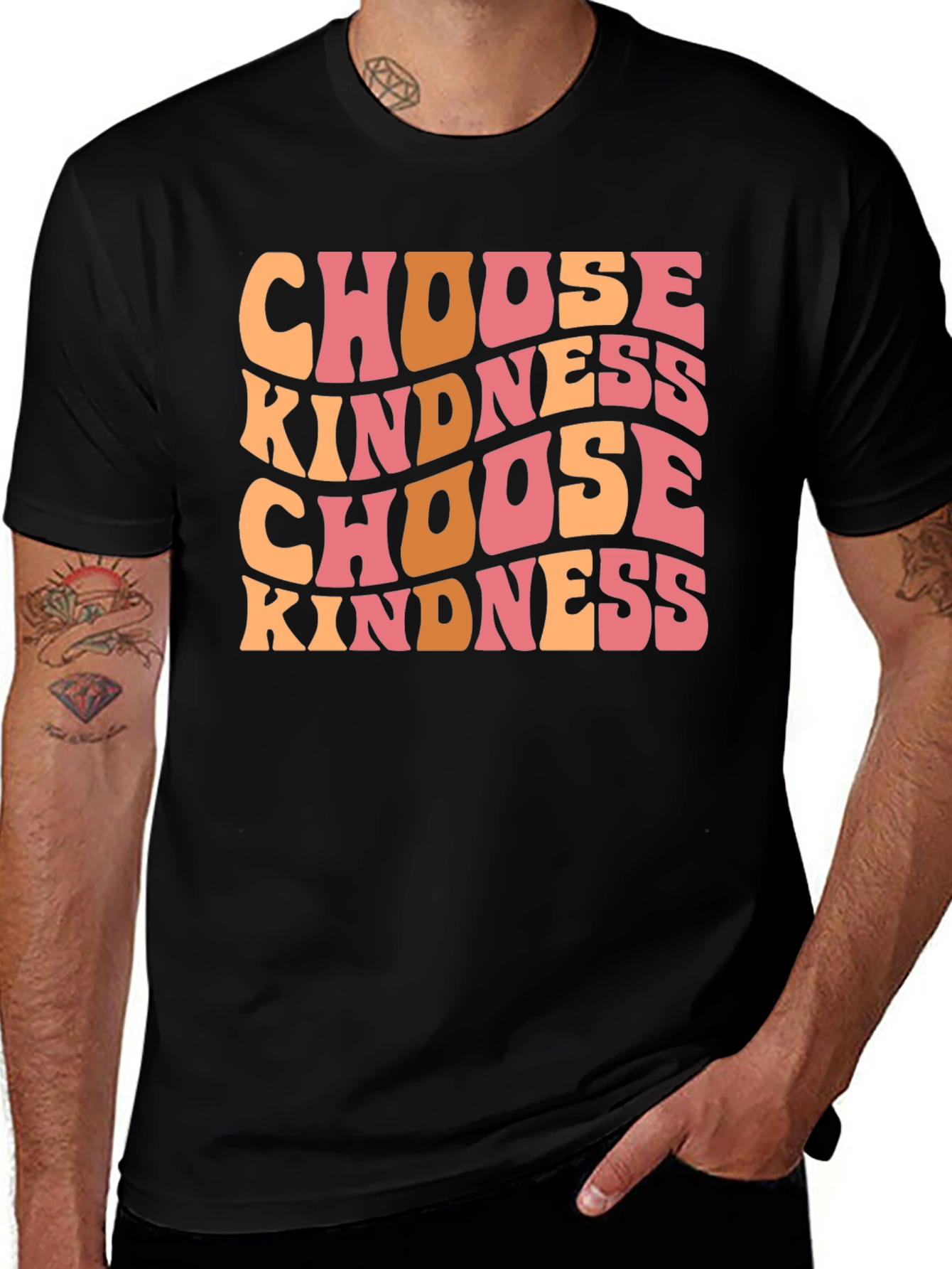 Variant 24 of Choose Kindness Retro T-Shirt