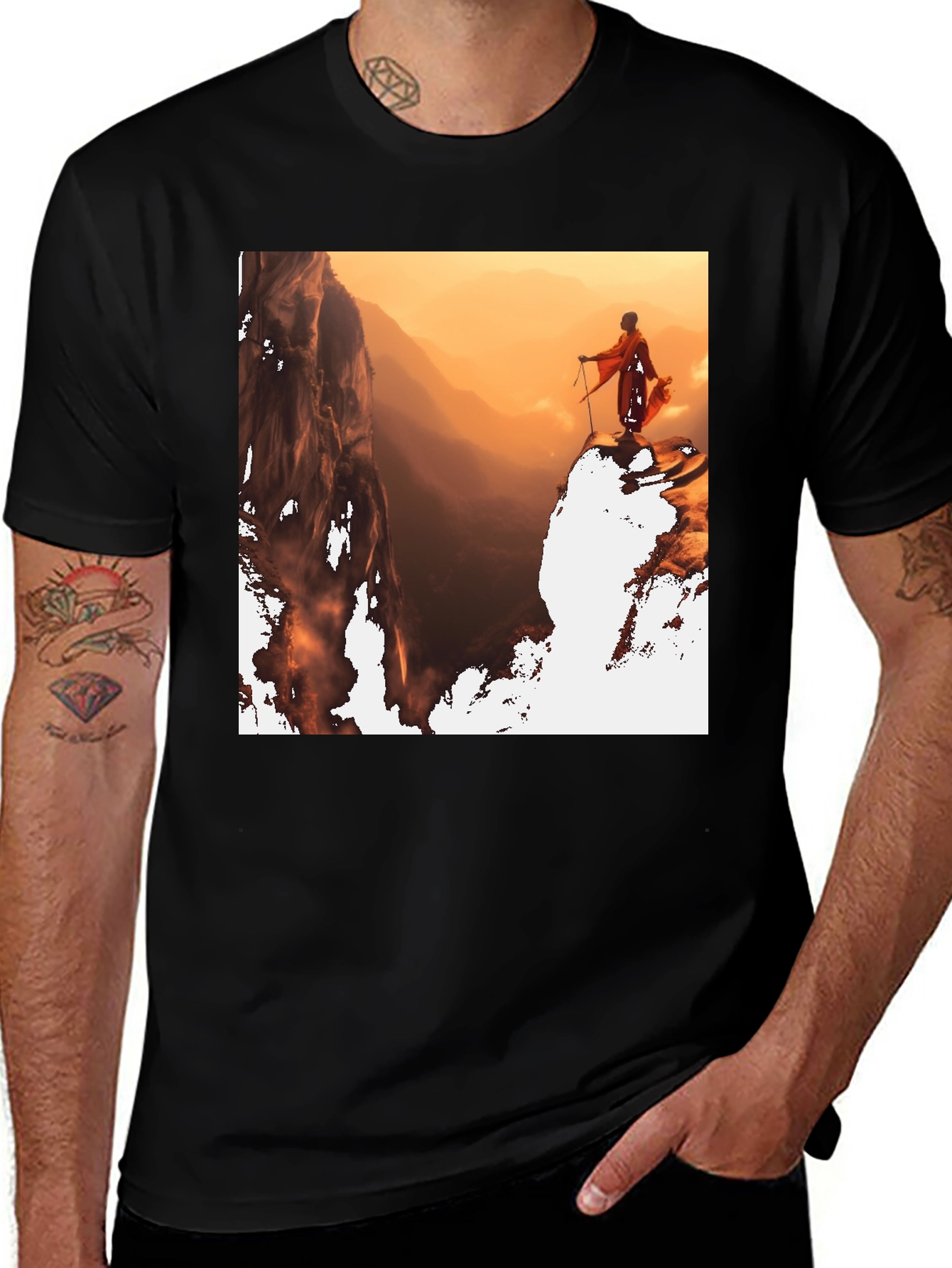 Variant 21 of Mountain Monk Graphic Tee