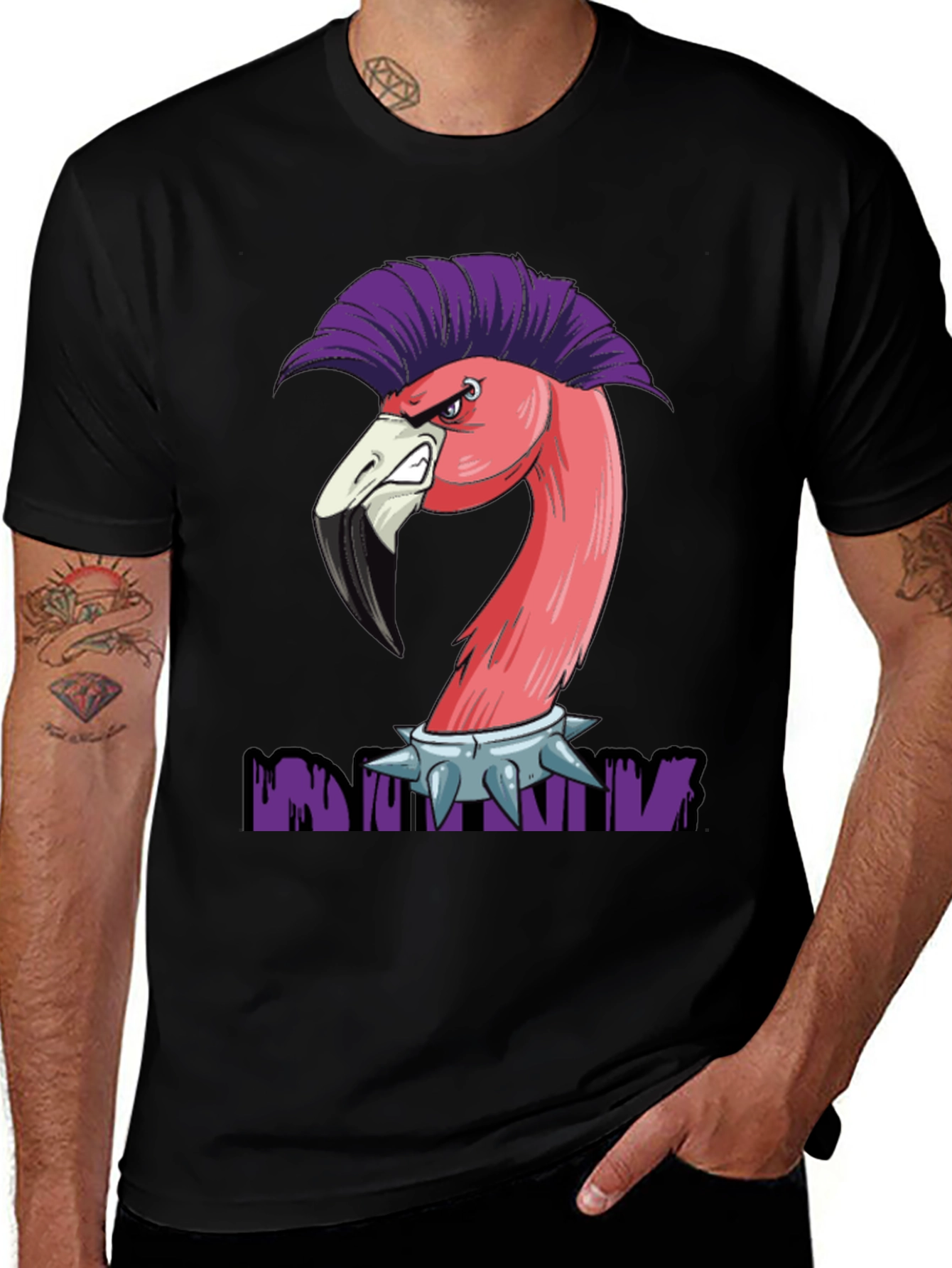 Variant 5 of Punk Flamingo Graphic T-Shirt