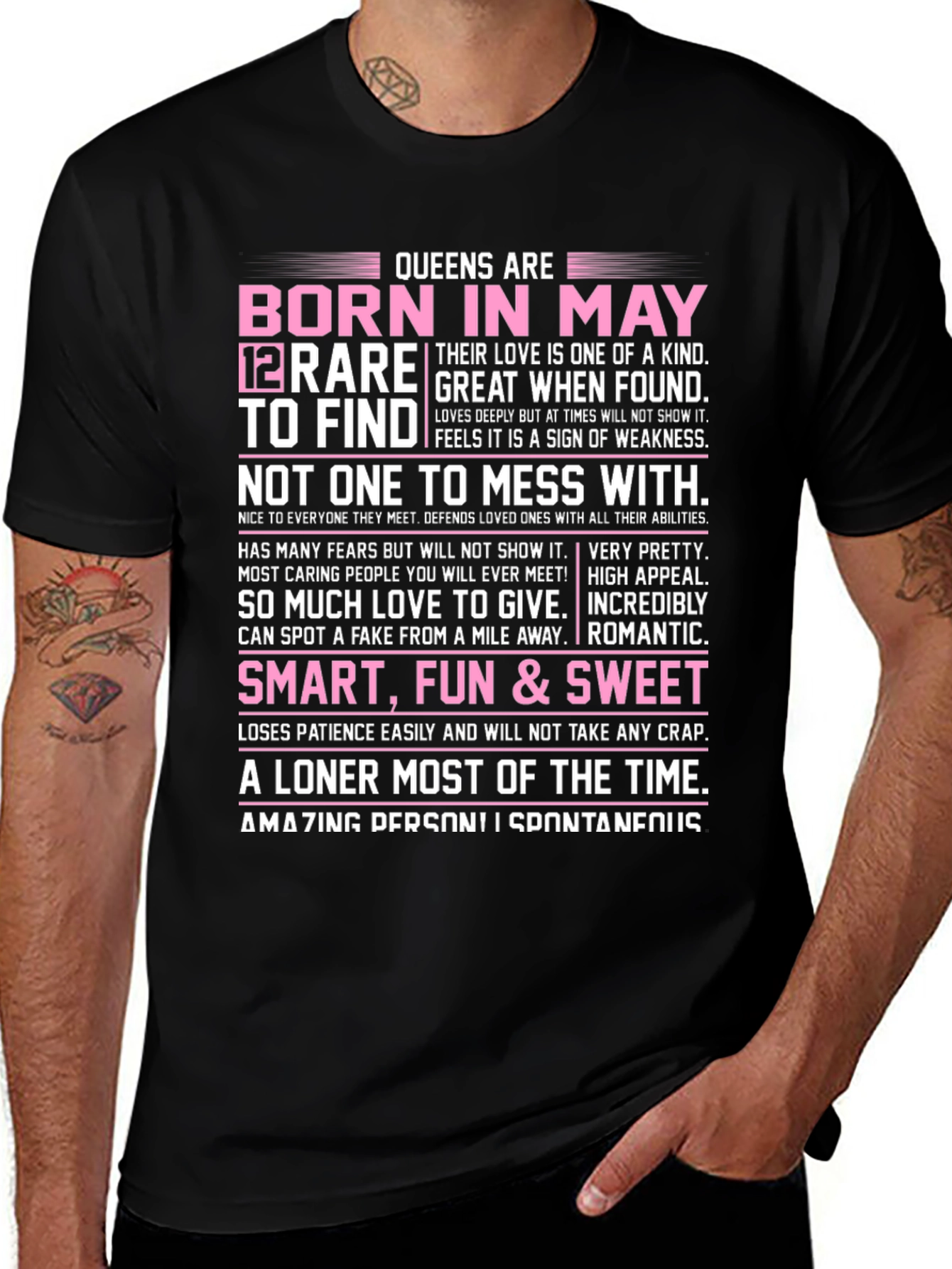 Variant 17 of Queens Born in May T-Shirt: Rare & Sweet!
