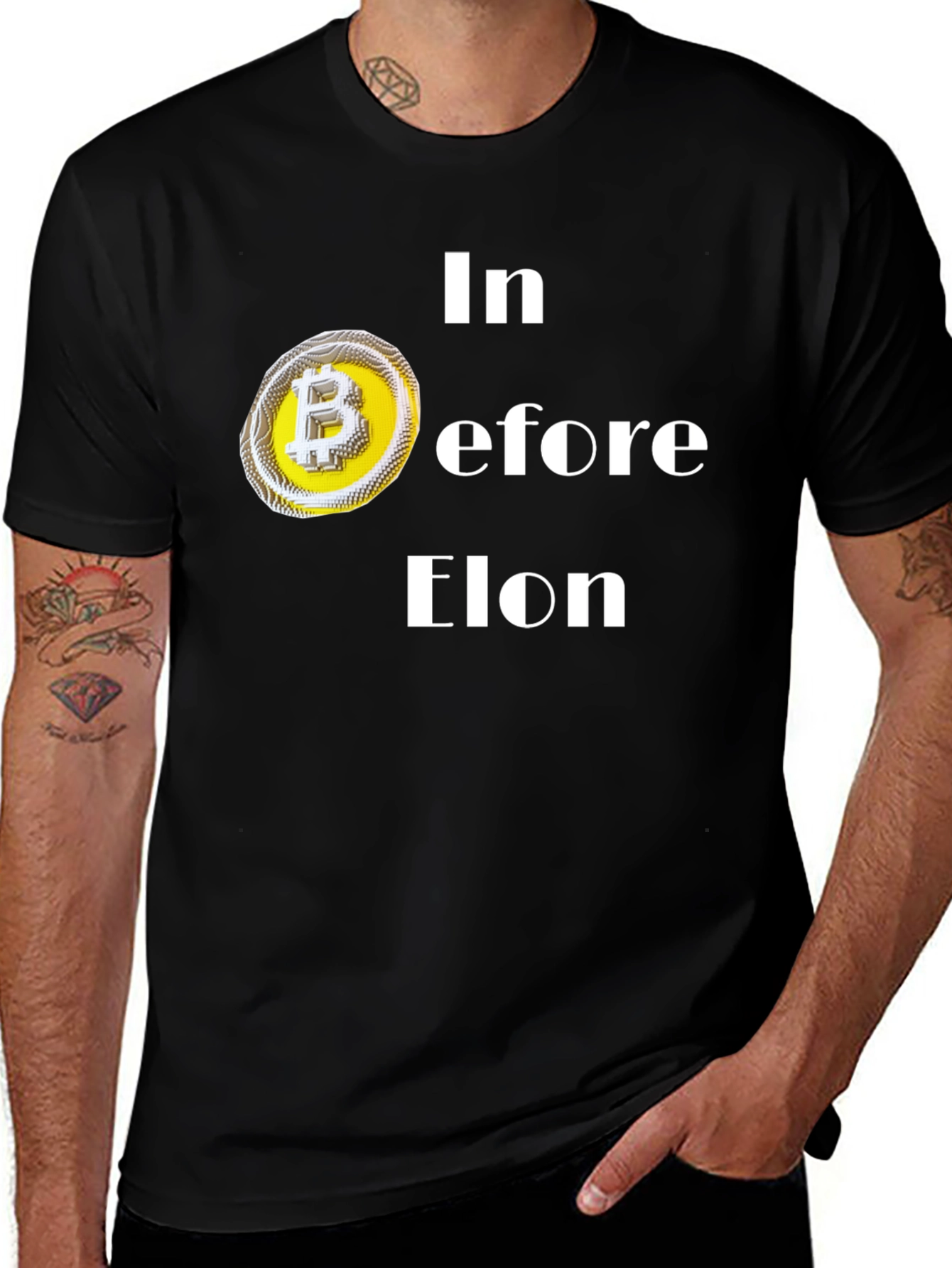 Variant 29 of In Before Elon Bitcoin T-Shirt