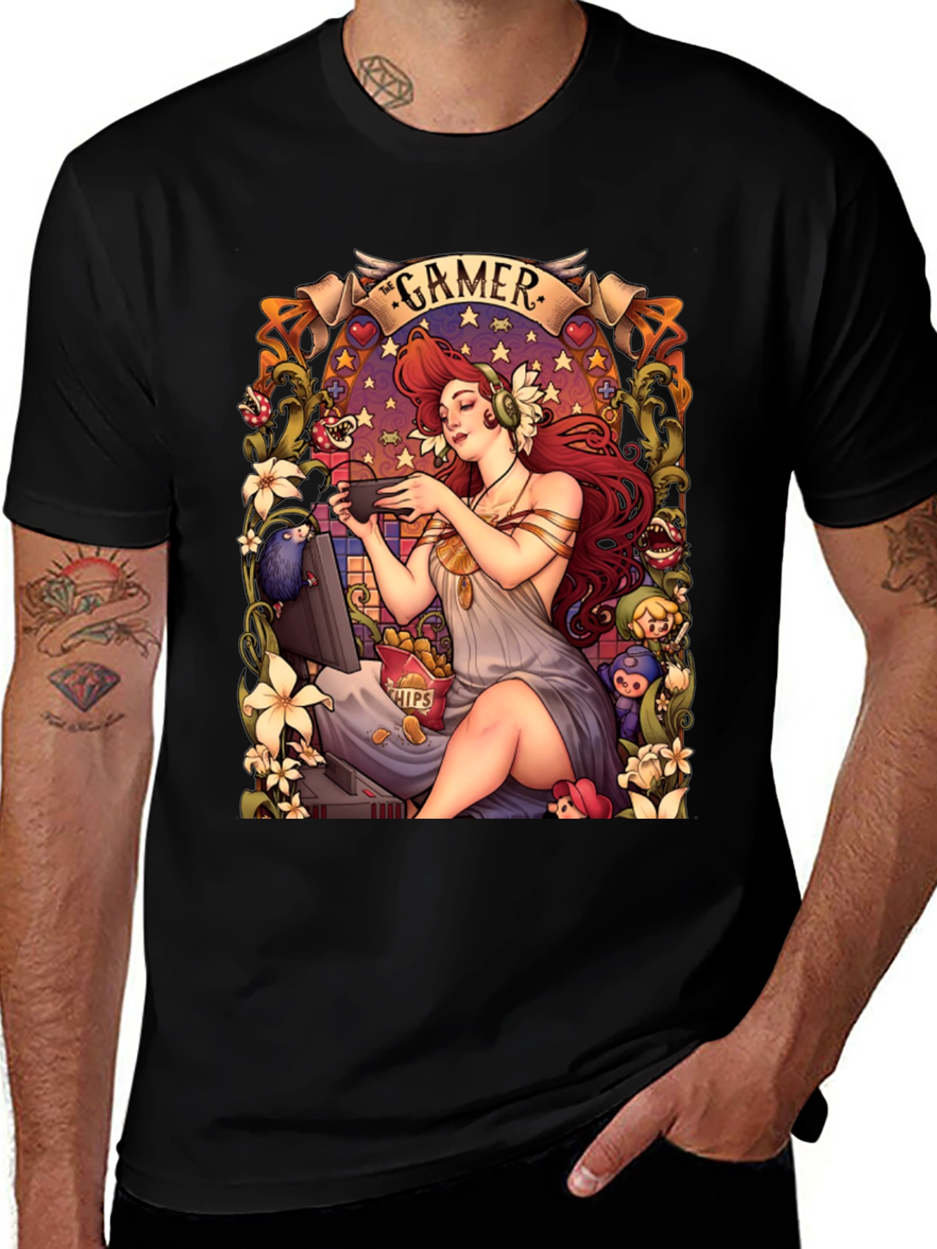 Variant 13 of Gamer Girl Graphic T-Shirt - Fun Gaming Apparel