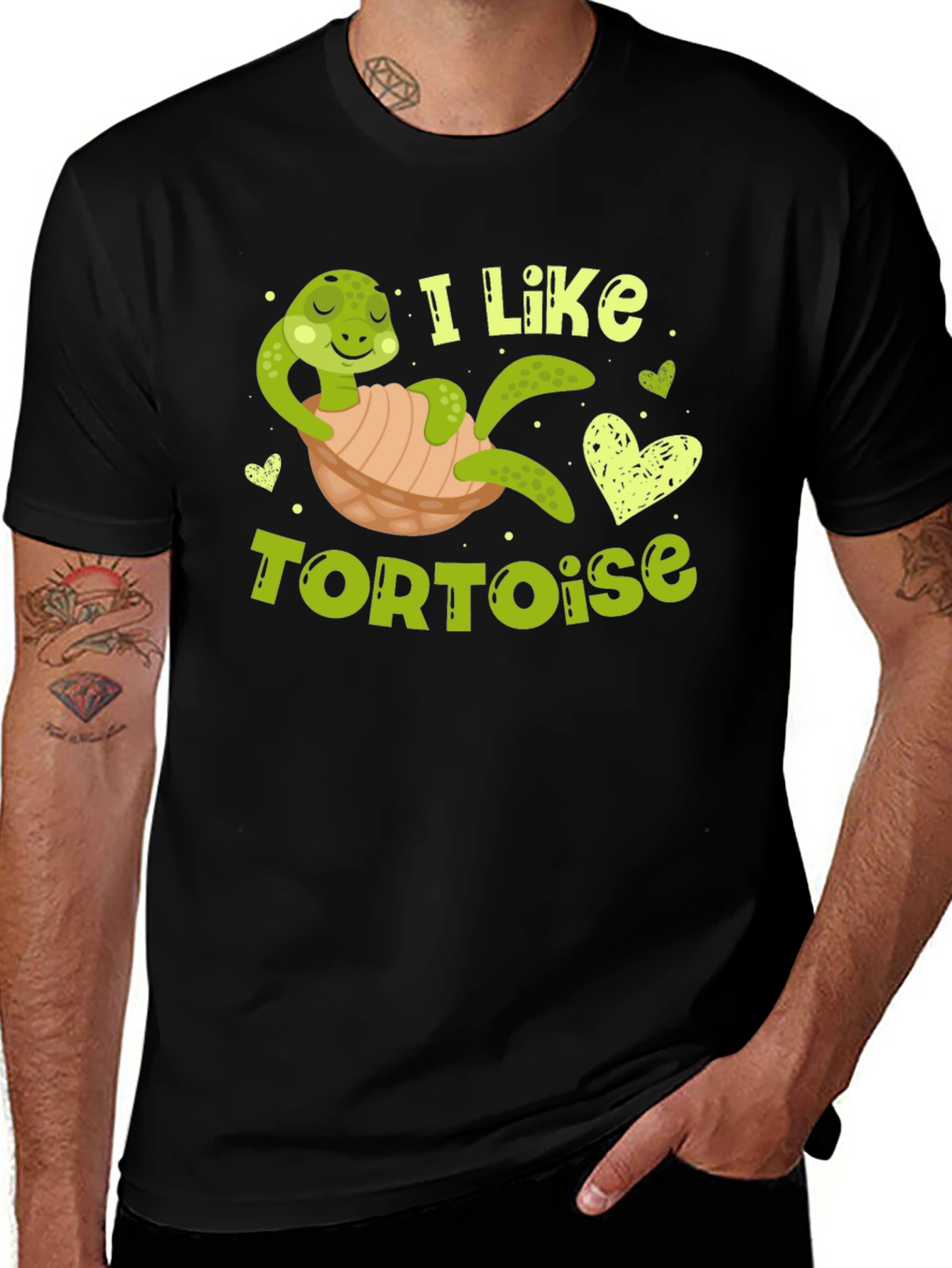 Variant 12 of I Like Tortoise T-Shirt Cute Animal Tee