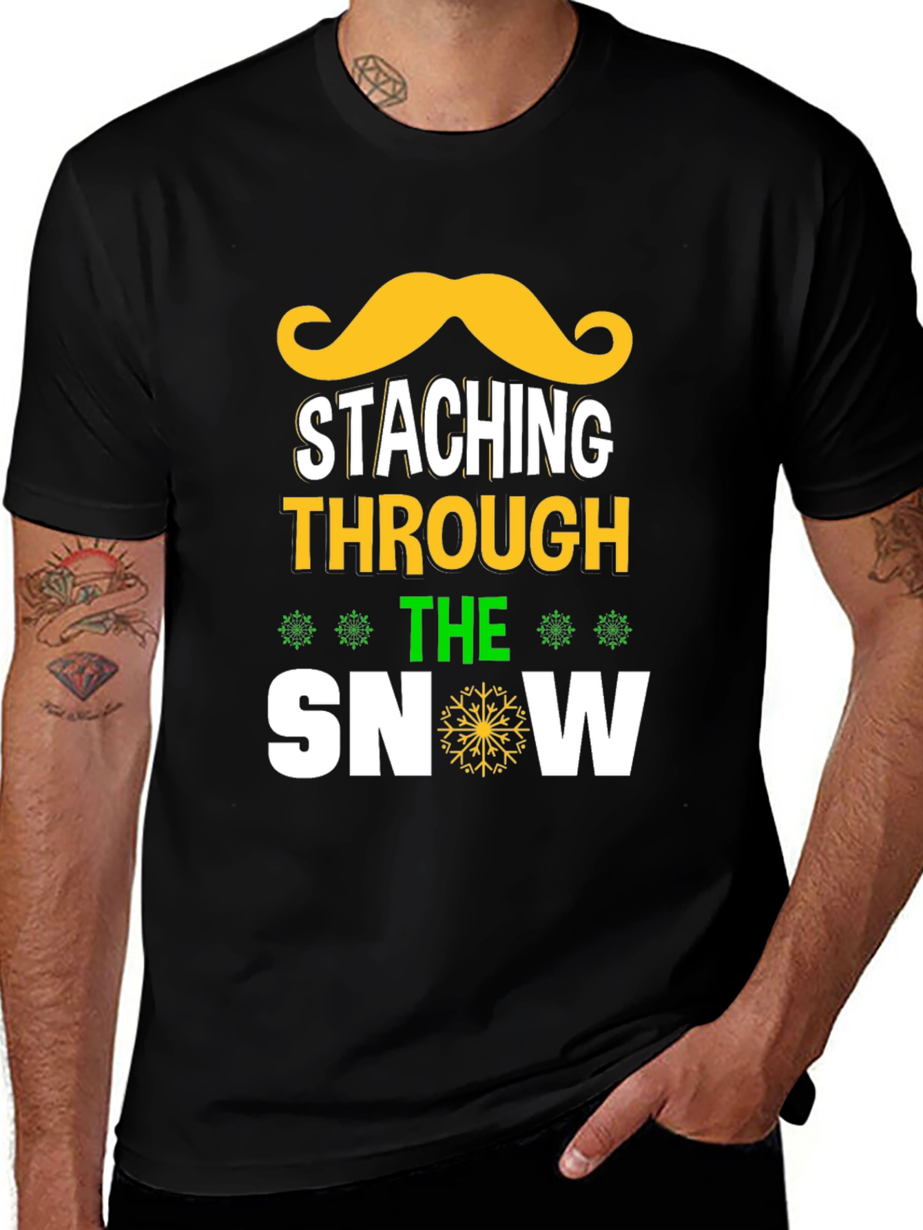 Variant 29 of Staching Through the Snow Holiday Tee