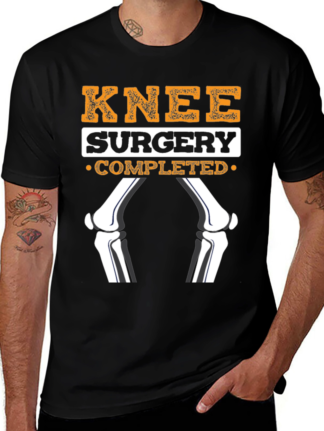 Variant 3 of Knee Surgery Completed Funny T-Shirt