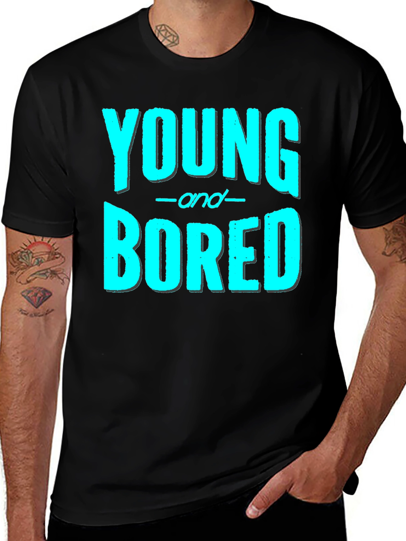 Variant 26 of Young and Bored Graphic Tee