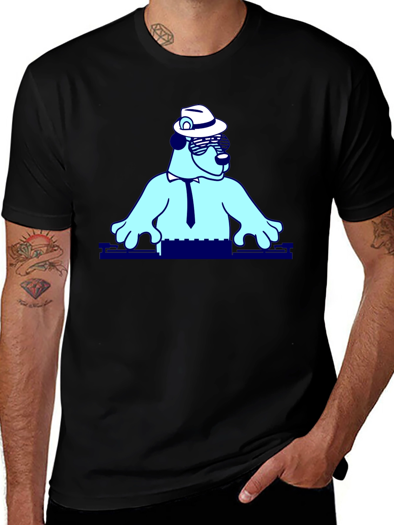 Variant 29 of Cool Bear DJ Graphic T-Shirt