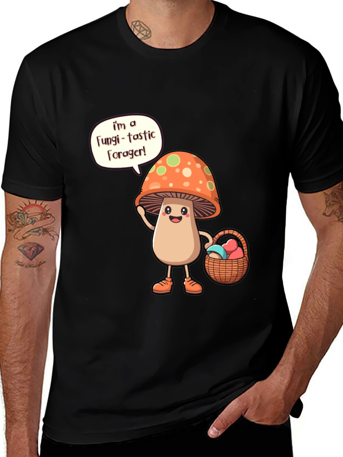 Variant 24 of Fungi-tastic Forager T-Shirt - Mushroom Lover Gift