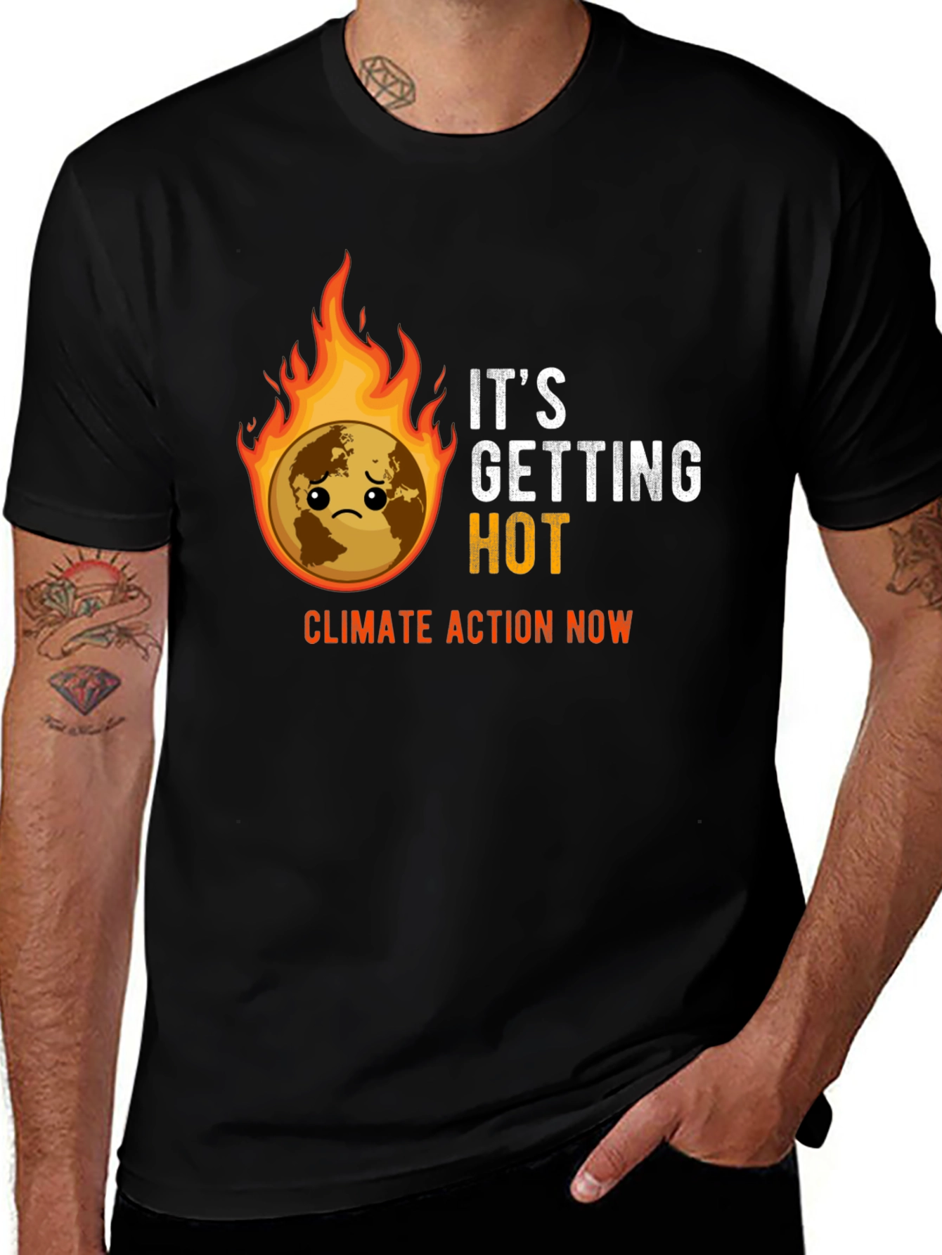 Variant 22 of Climate Action Now T-Shirt: Save the Planet