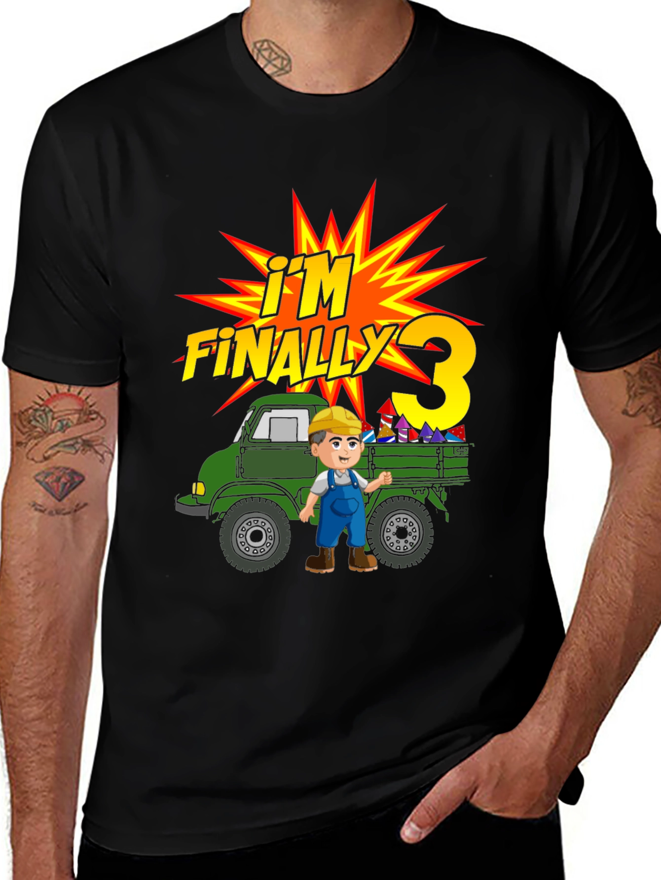 Variant 12 of I'm Finally Three Kids T-Shirt