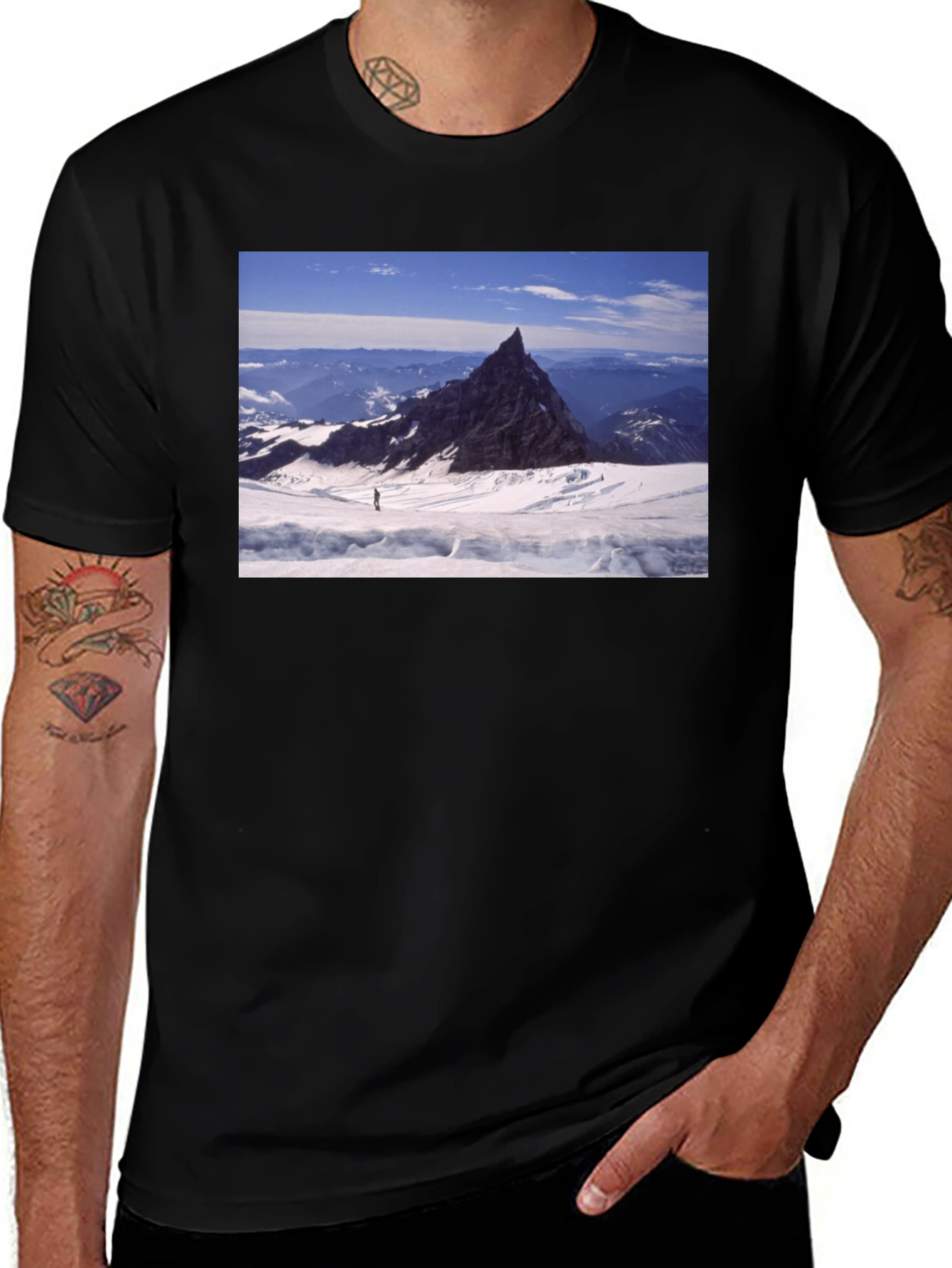 Variant 11 of Mountain Peak Graphic Tee - Adventure Ready!