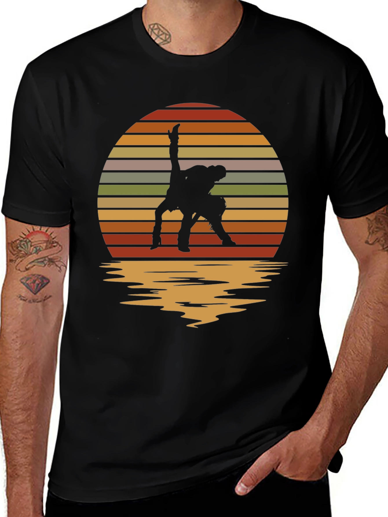 Variant 7 of Wrestling Sunset T-Shirt