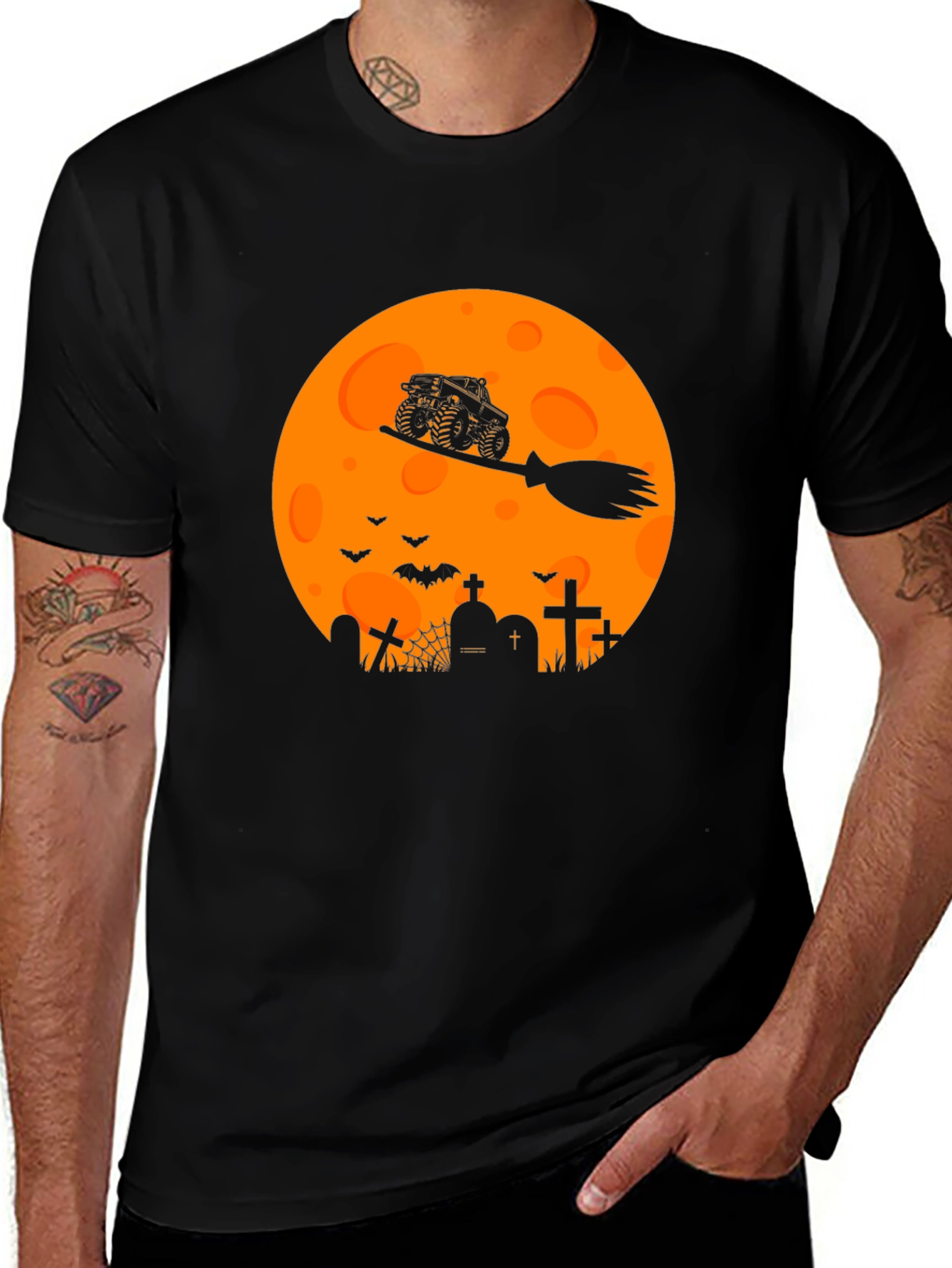 Variant 29 of Halloween Monster Truck T-Shirt