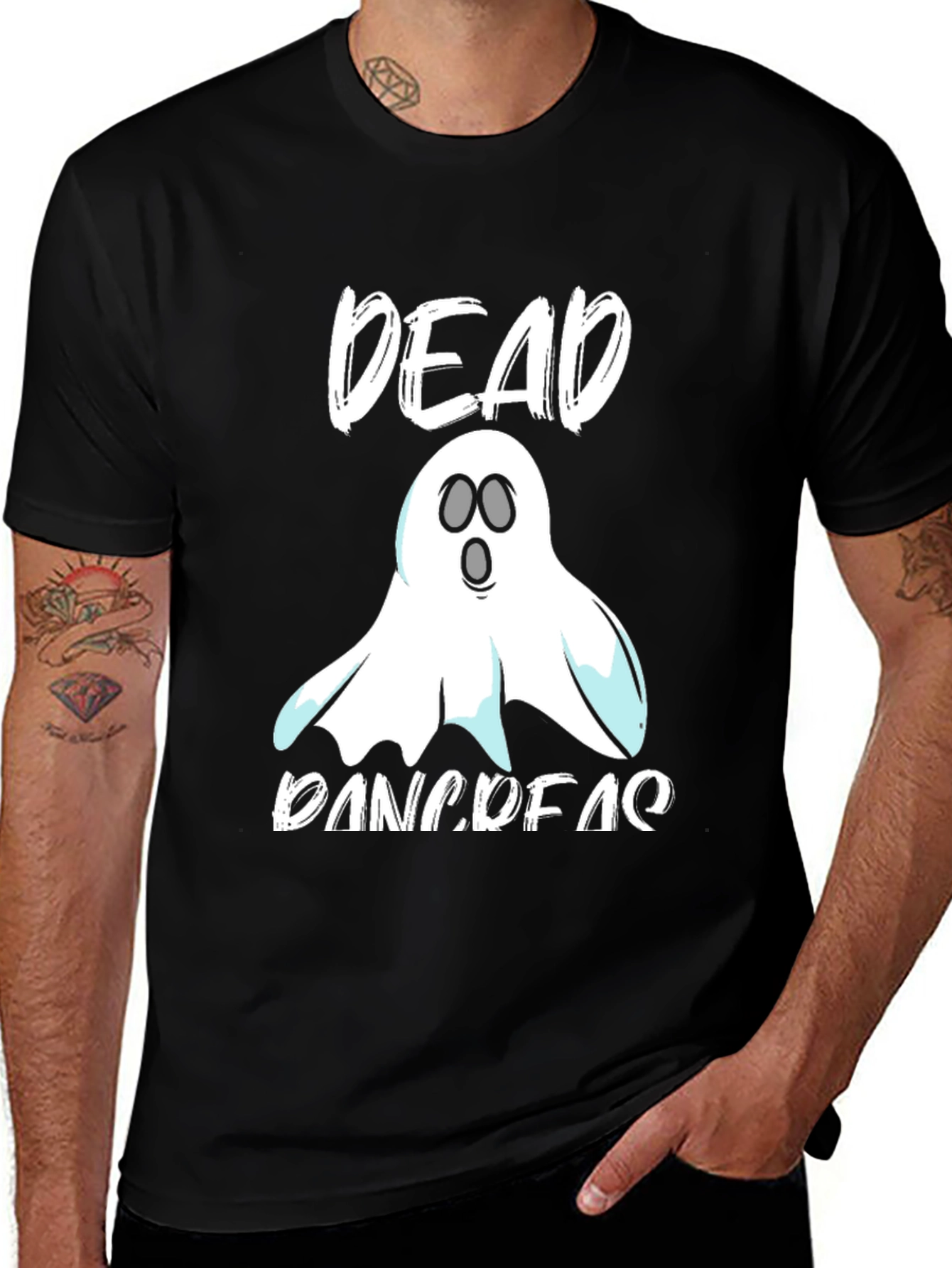 Variant 21 of Dead Pancreas Ghost T-Shirt 