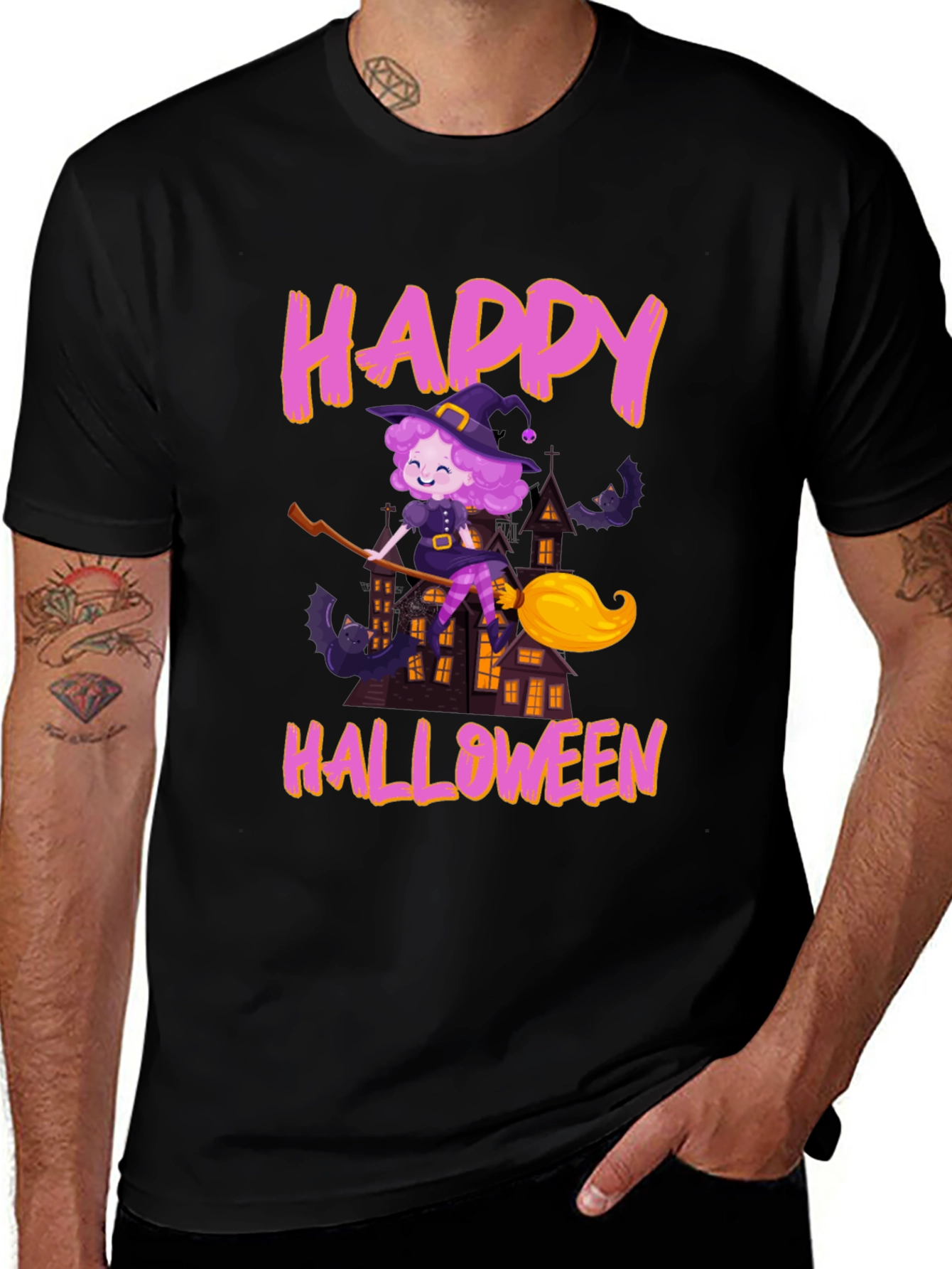 Variant 6 of Happy Halloween Witch T-Shirt