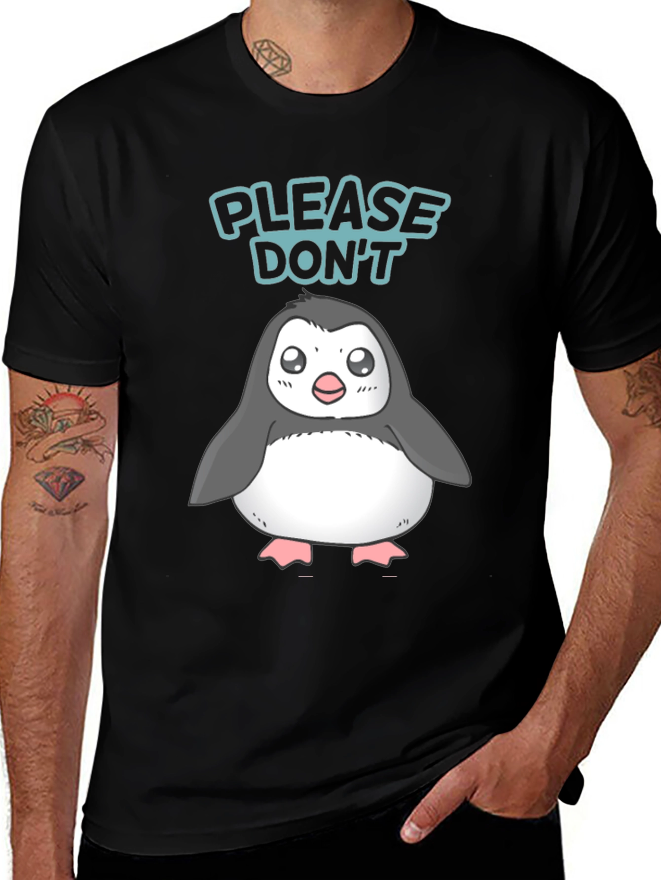 Variant 28 of Please Don't Penguin Graphic T-Shirt