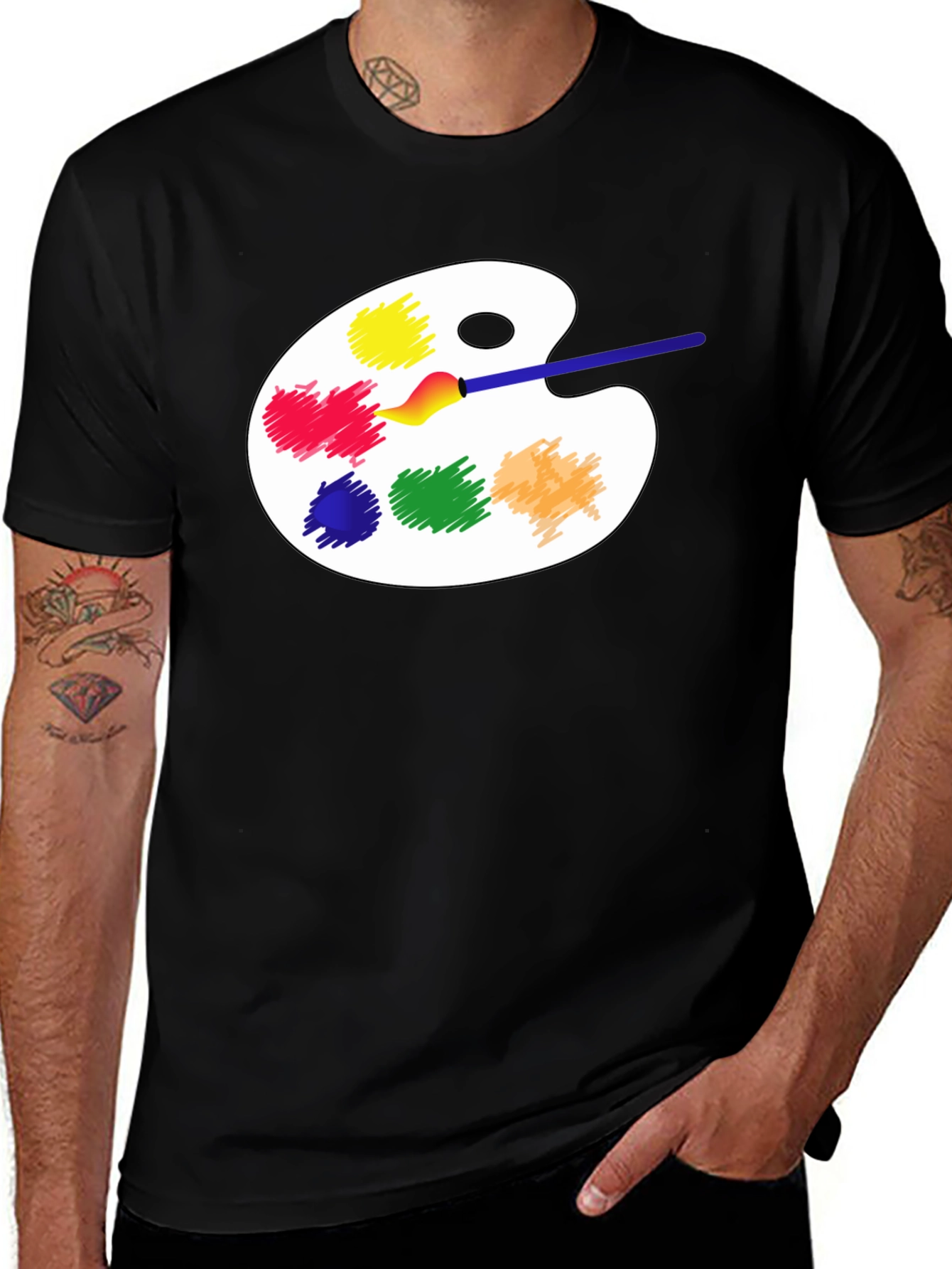 Variant 7 of Art Palette T-Shirt - Painter's Essential