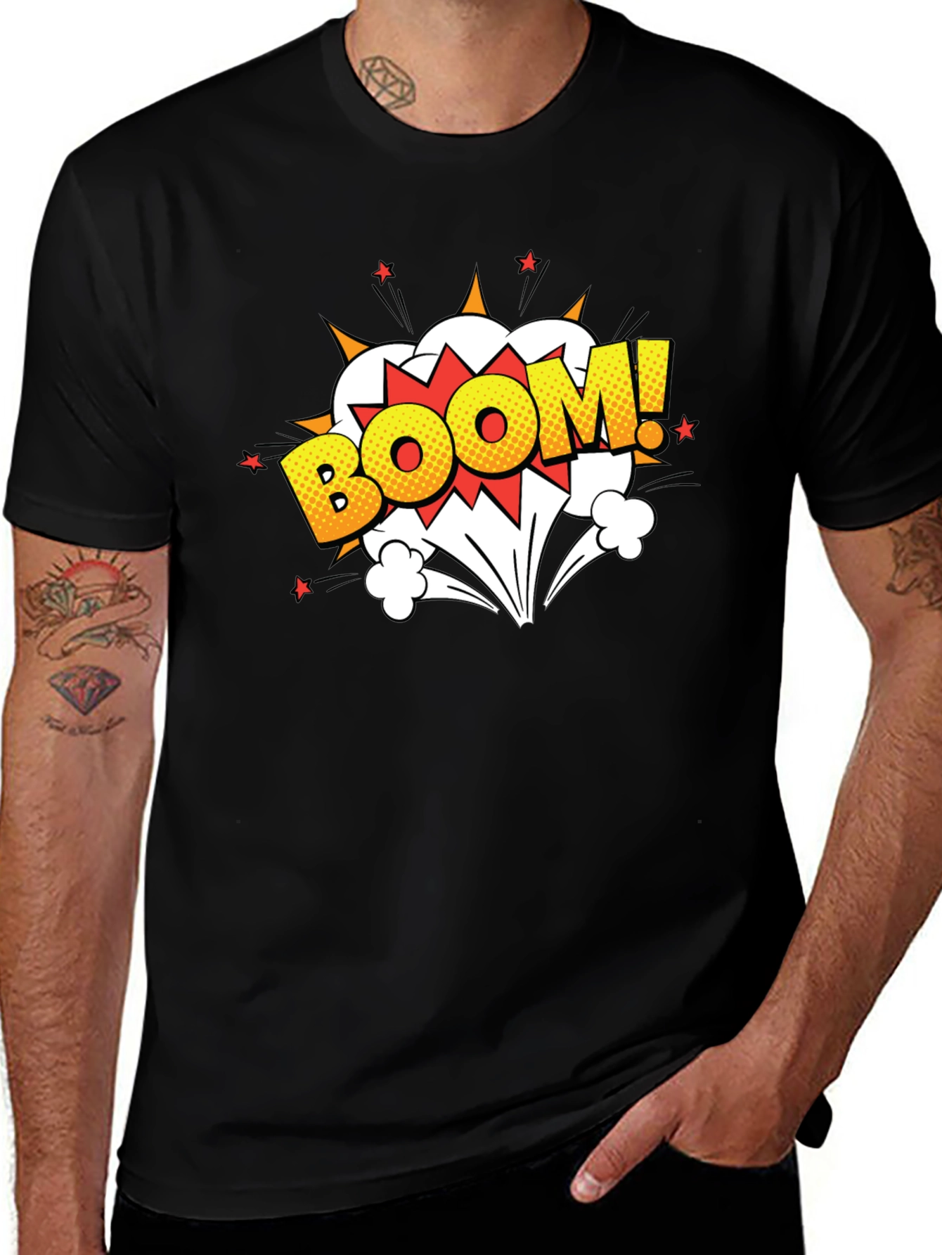 Variant 23 of Comic "BOOM!" Graphic Black T-Shirt