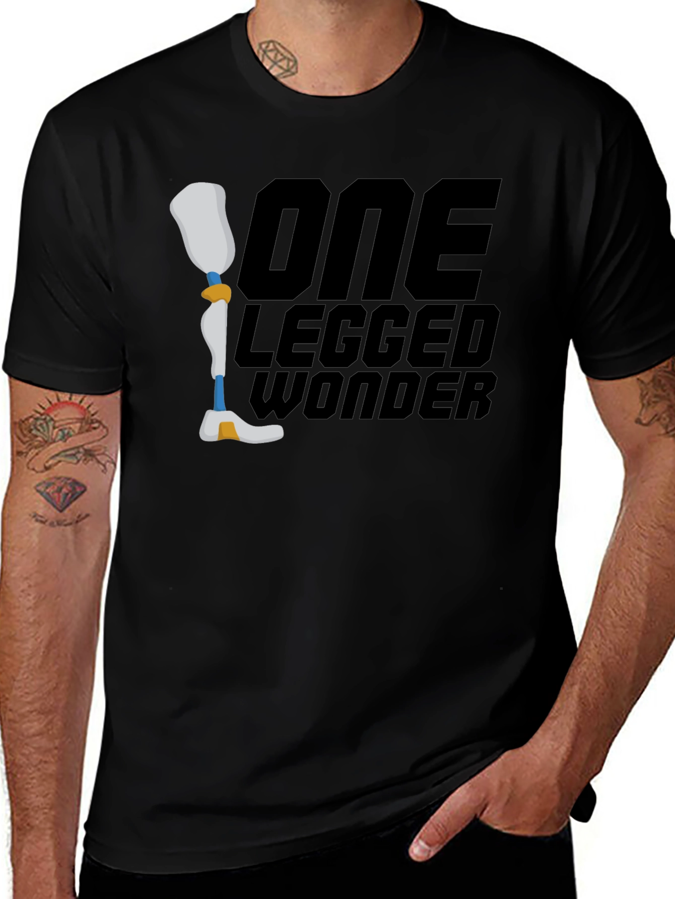 Variant 19 of One Legged Wonder T-Shirt Graphic Print