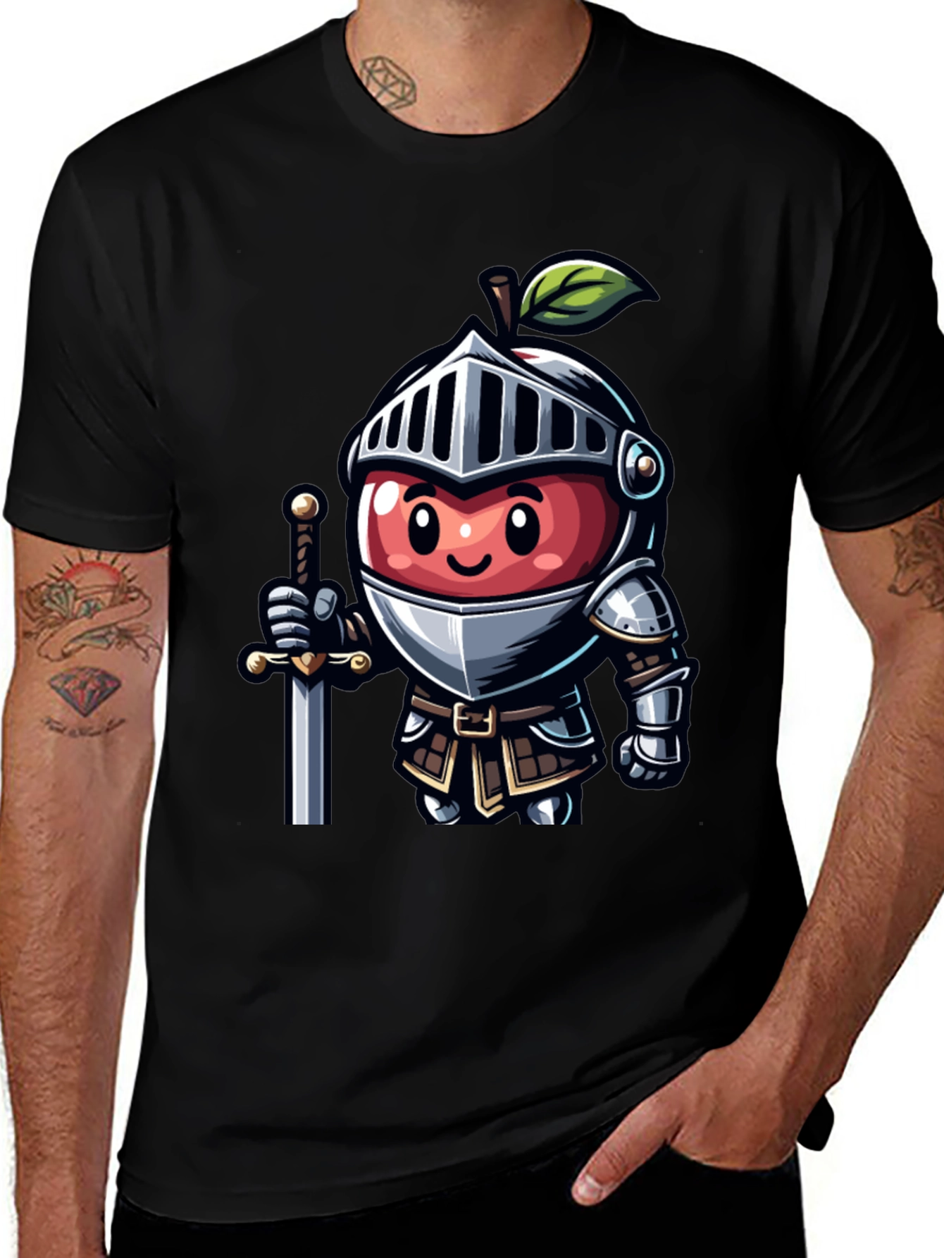 Variant 2 of Apple Knight T-Shirt