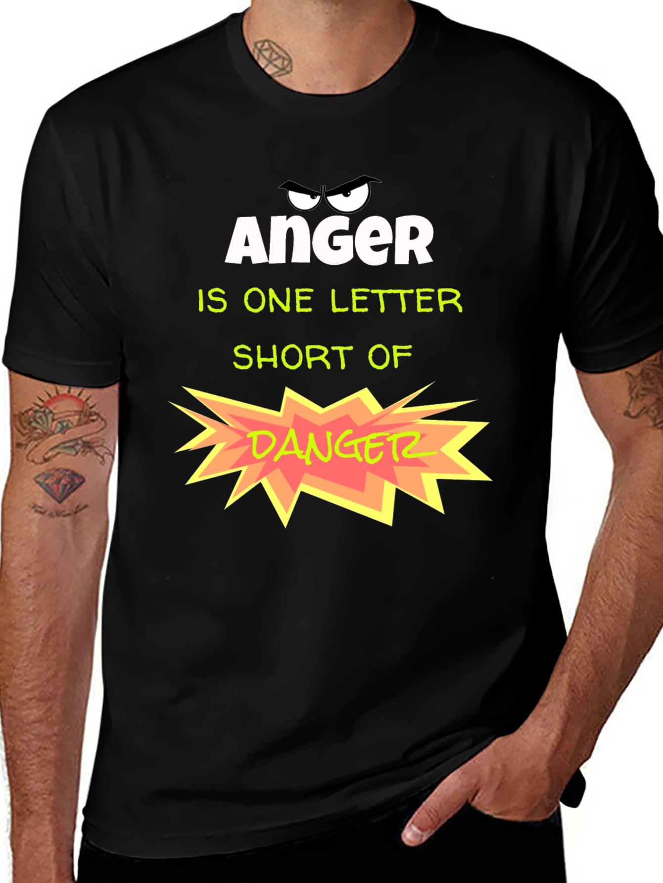 Variant 28 of Anger is One Letter Short of Danger T-Shirt