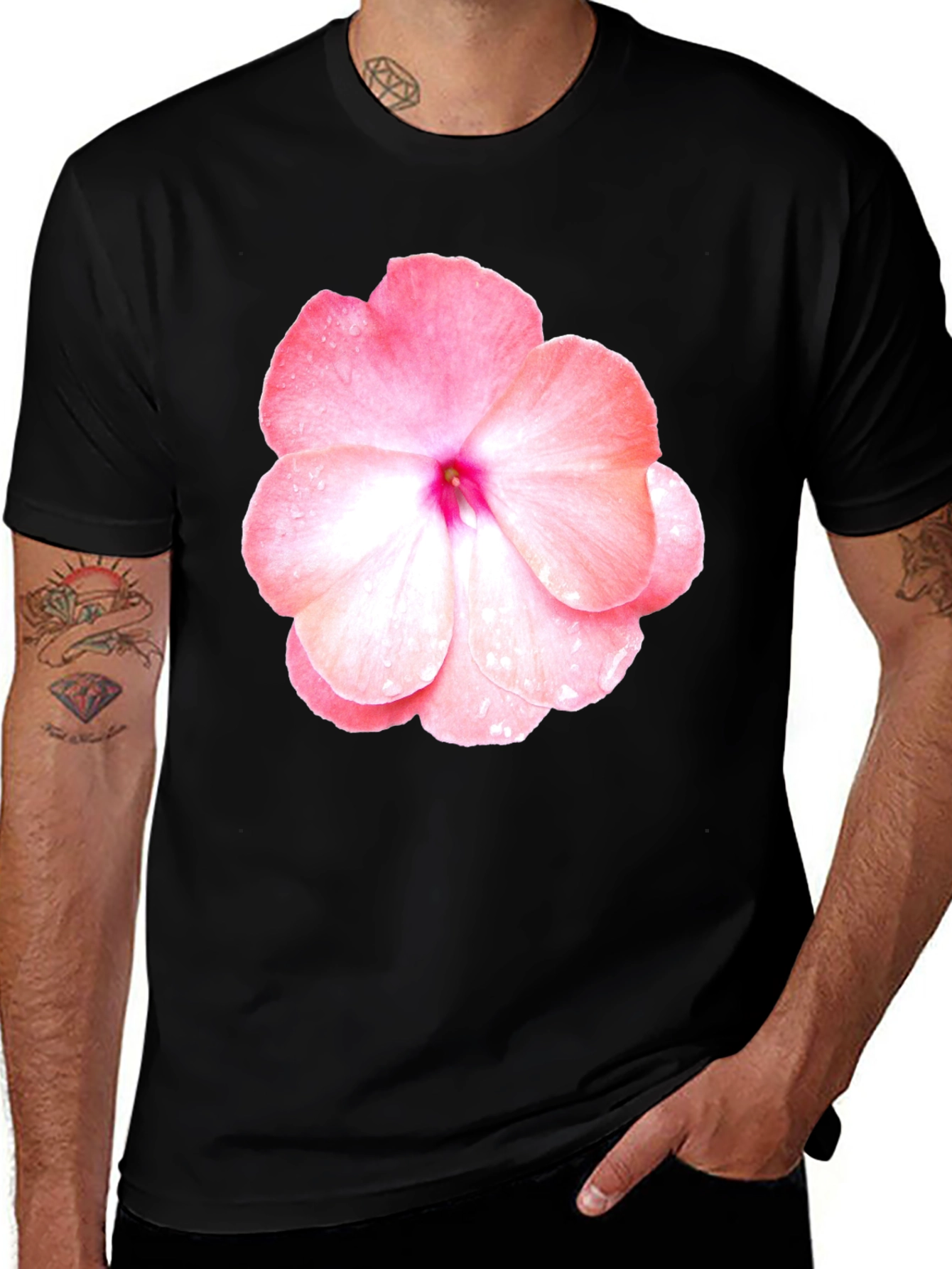 Variant 8 of Floral Print Crew Neck T-Shirt