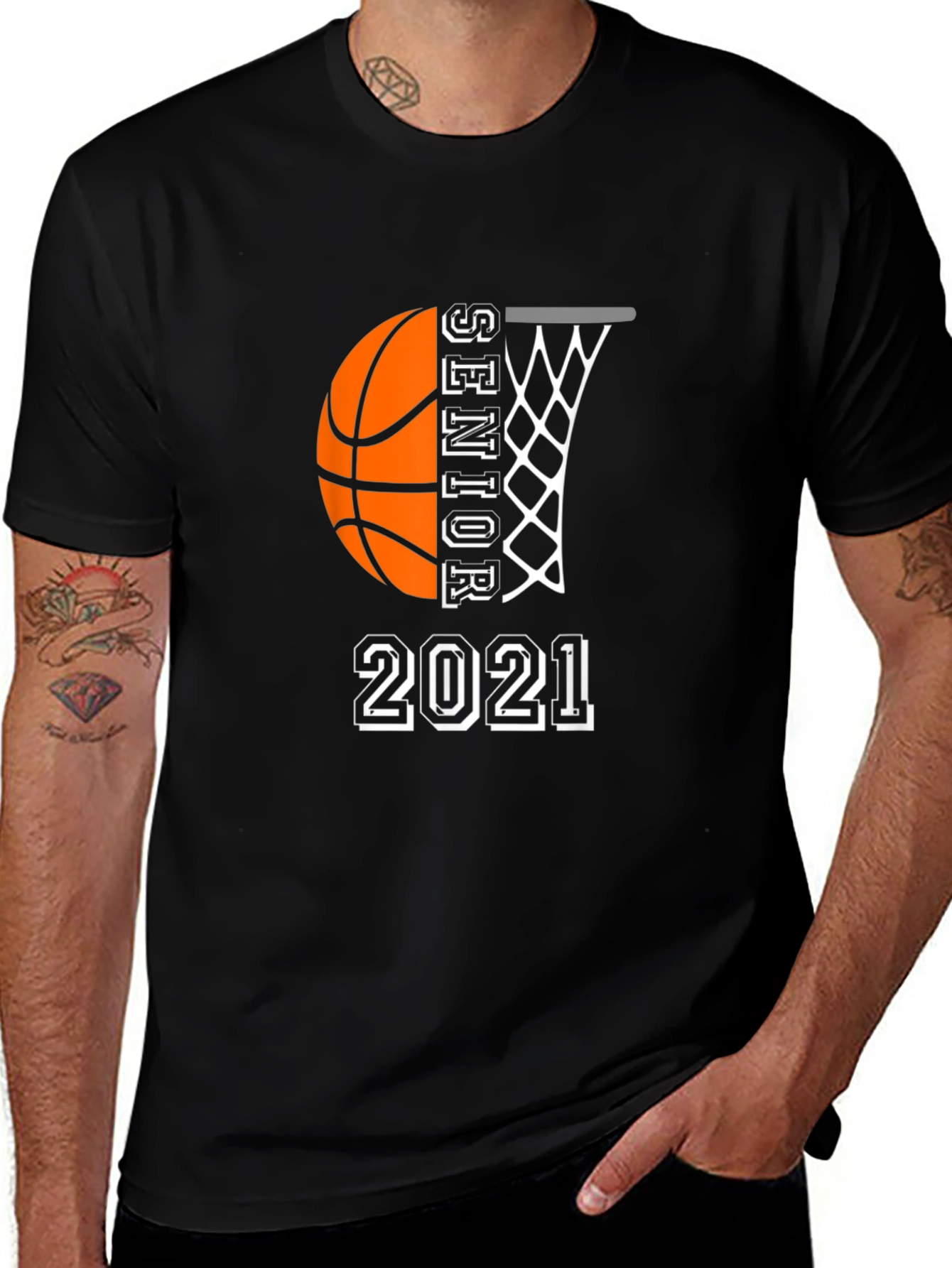 Variant 30 of Senior 2021 Basketball T-Shirt
