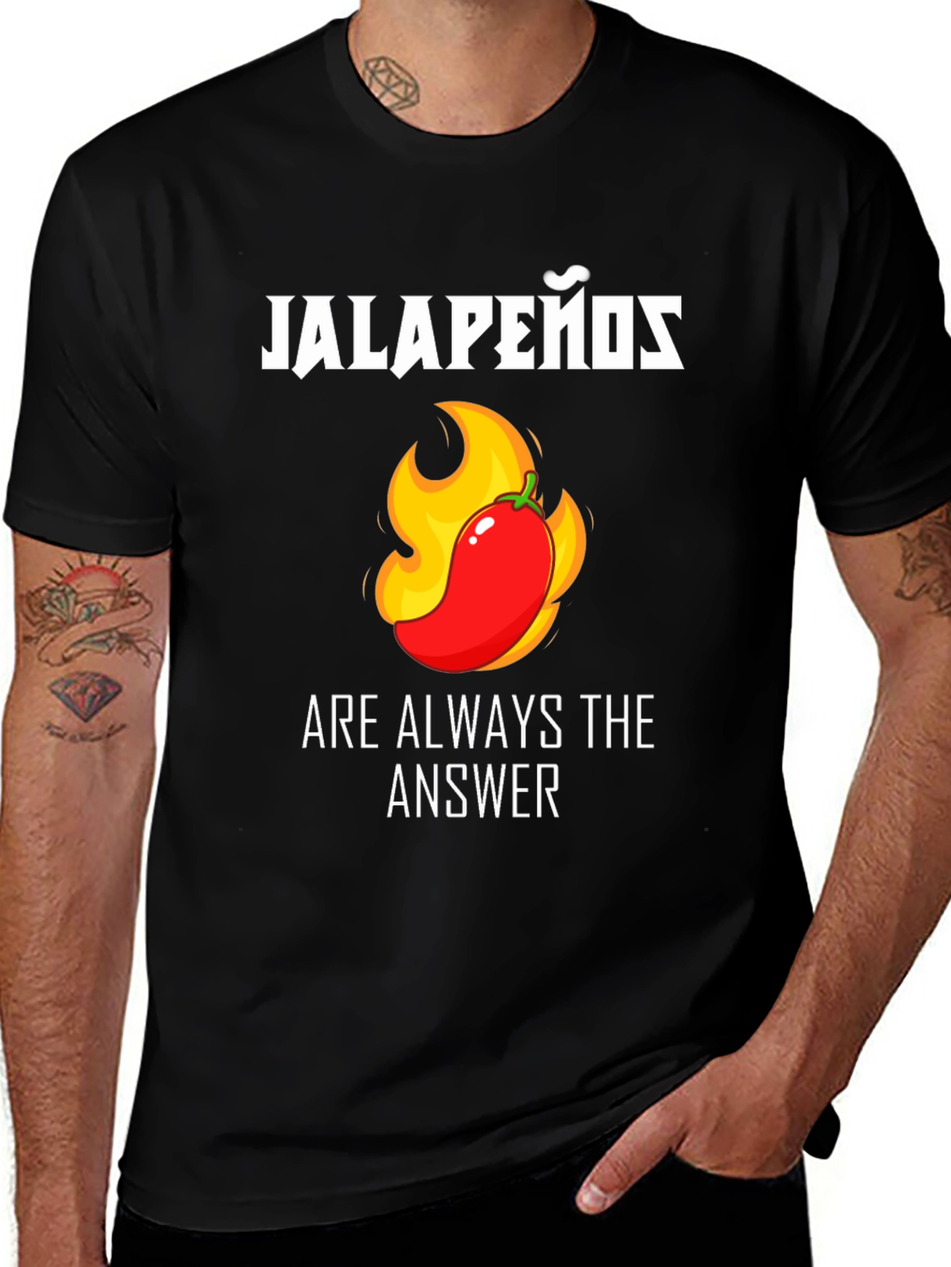 Jalapeños Are Always the Answer Funny T-Shirt